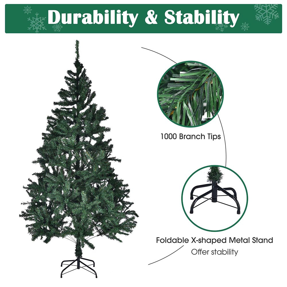 7.5 ft Realistic Artificial Christmas Tree - Premium Holiday Home Decor for Living Room, Bedroom, Office & Party | TheLAShop