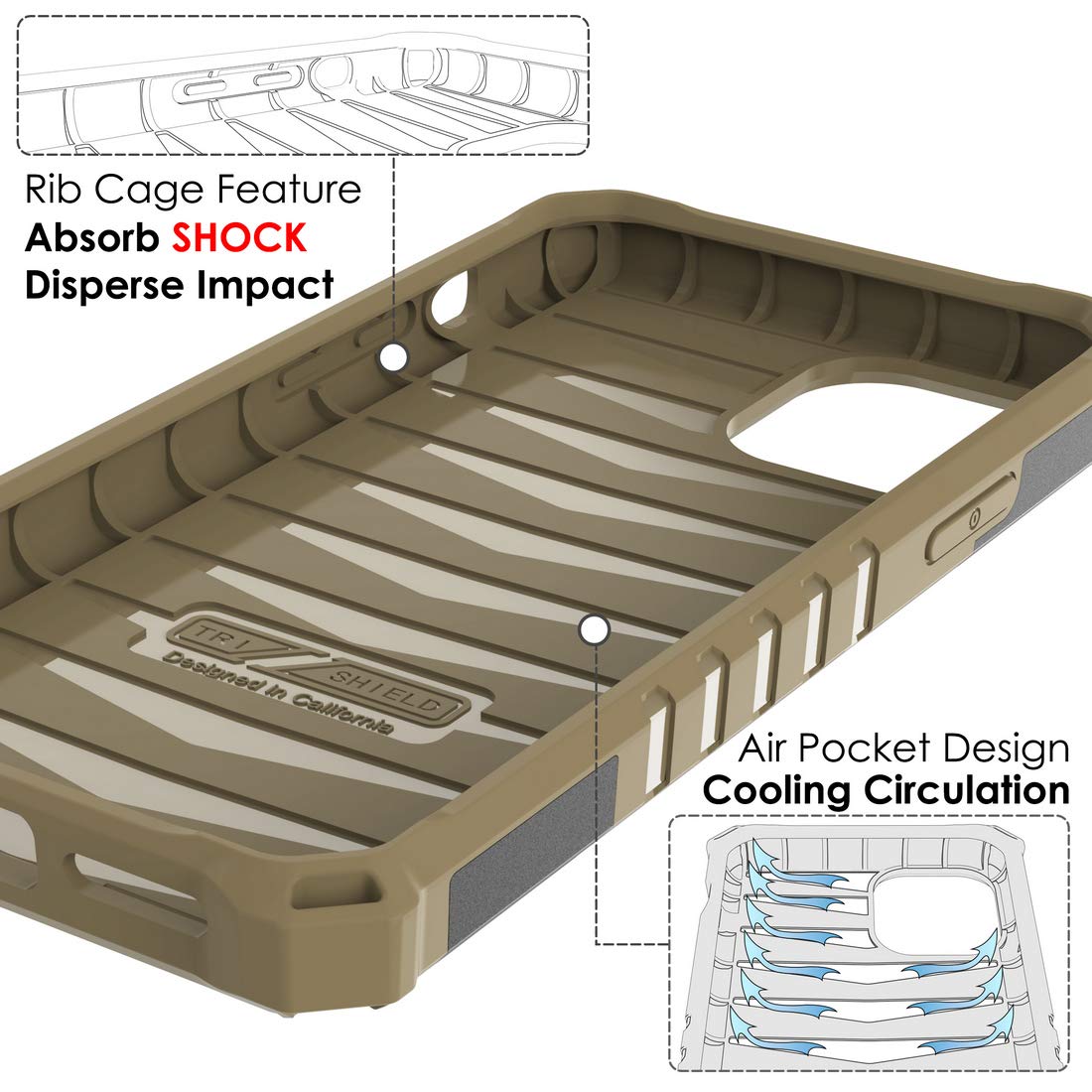 Military Grade Rugged Case with Clip for iPhone 11 Pro Max (2019, 6.5