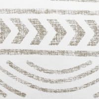 Taupe & White