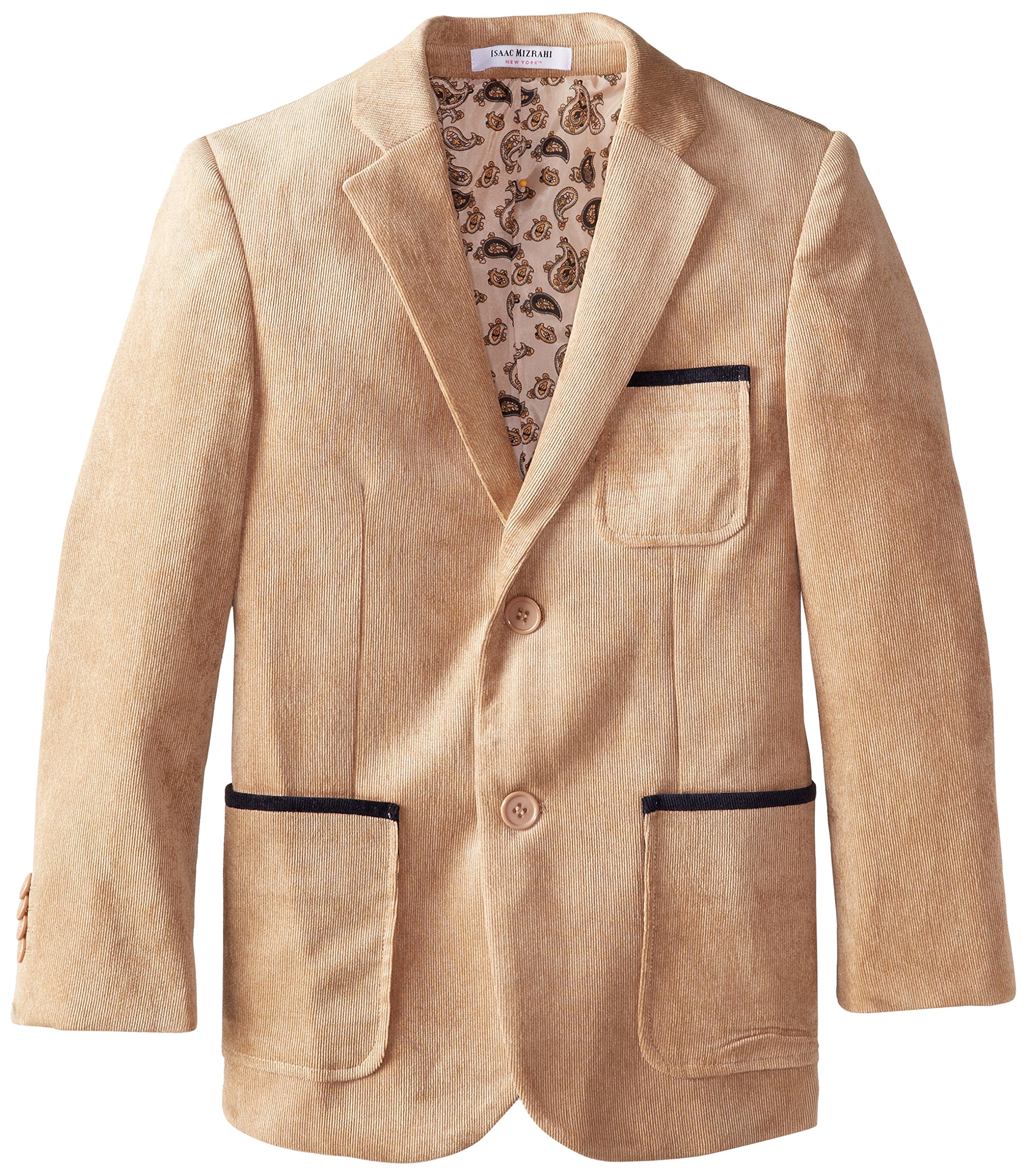 Isaac Mizrahi Boys' Corduroy Blazer for Big Boys - Stylish Kids Formal Wear for School, Parties & Special Occasions