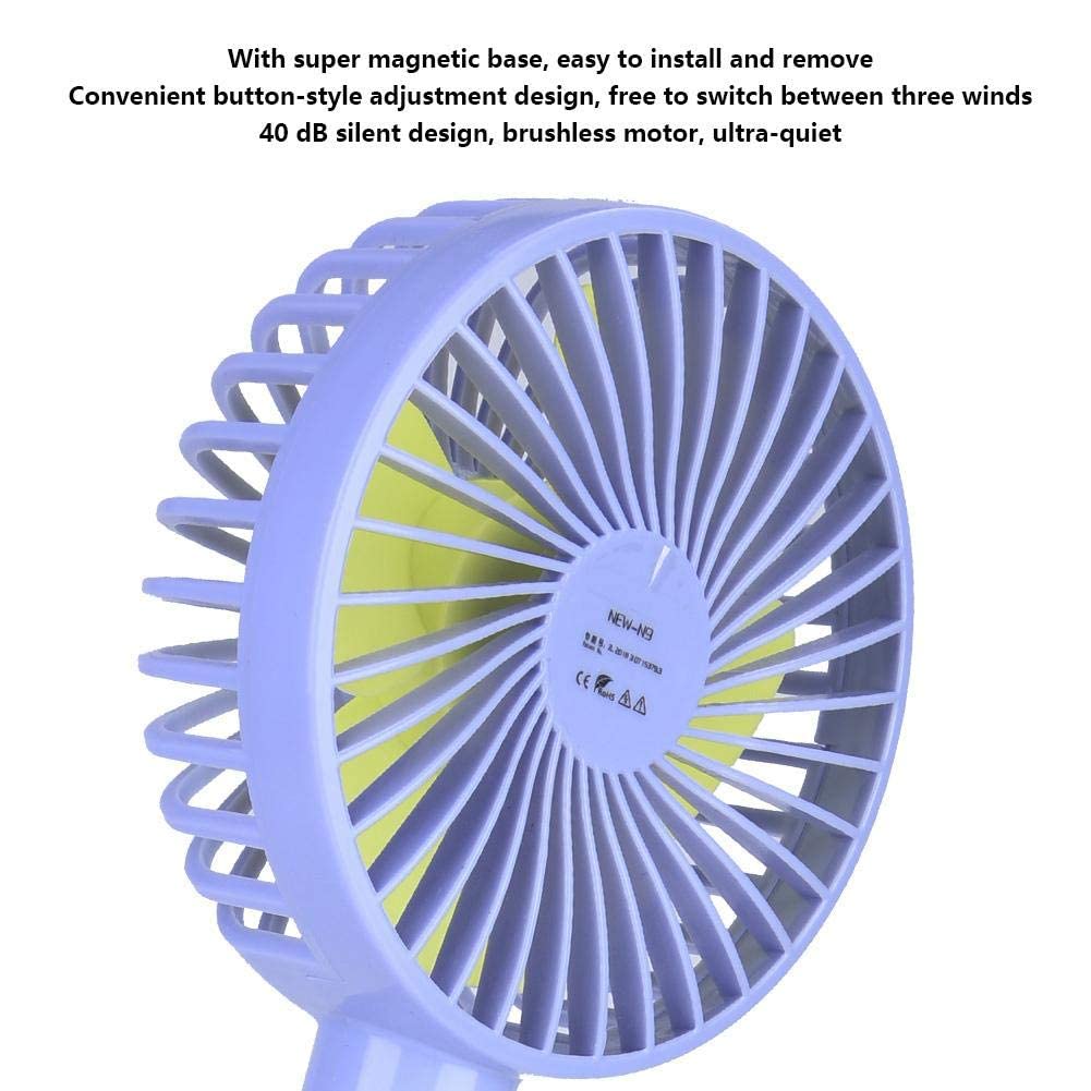 Pssopp Mini Desk Fan - 3-Speed Adjustable Magnetic Cooling Fan, Ultra Quiet Flexible Electric Fan with Super Strong Magnetic Base for Home, Office & Travel | Perfect for Workstations, Bedrooms & Dorm Rooms