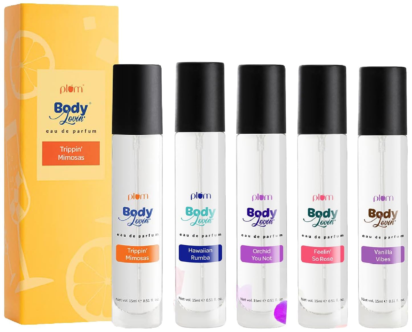 NIMAL BodyLovin' All-in-1 Eau De Parfum Bundle (15ml) - Ultra Luxe Long Lasting Perfume Set for Women | Perfect for Date Night, Office & Special Occasions