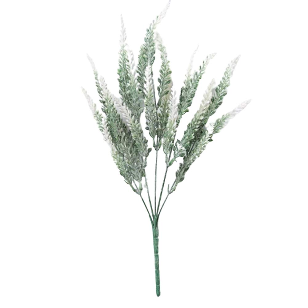 LOadSEcr Artificial Lavender Plant - 1Pc Realistic Plastic Flower for Outdoor Garden, Wedding Decor, Home DIY, Bathroom & House Decoration (White) - Perfect for Indoor Greenery, Table Centerpieces & Patio Landscaping