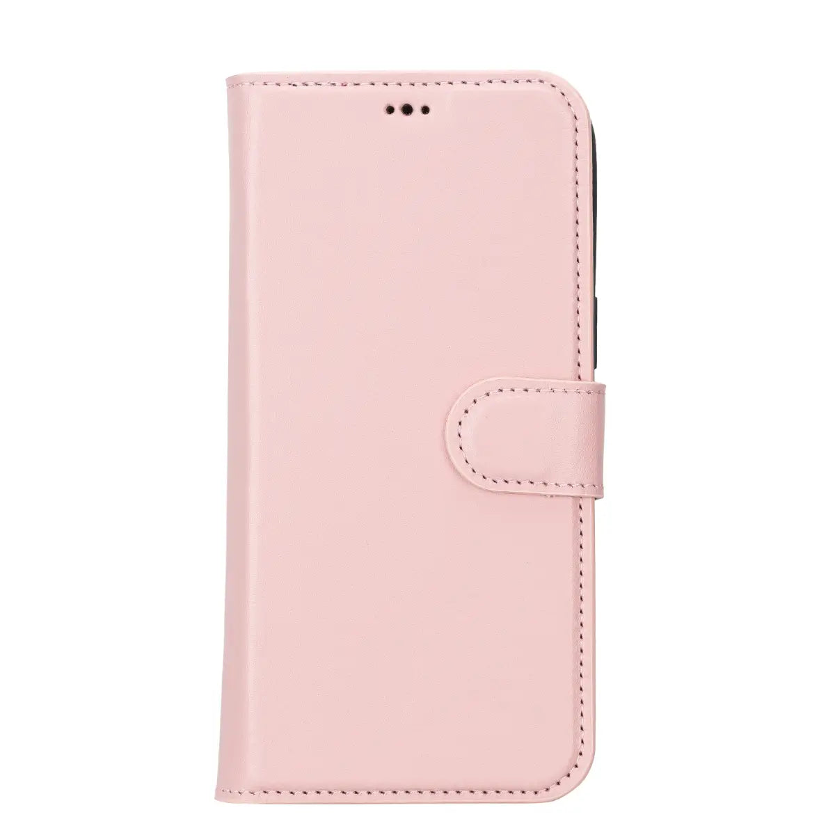 Pink Leather Wallet Case for iPhone 14 Pro Max - Slim Protective Phone Cover with Card Holder - Perfect for Women, Travel & Everyday Use