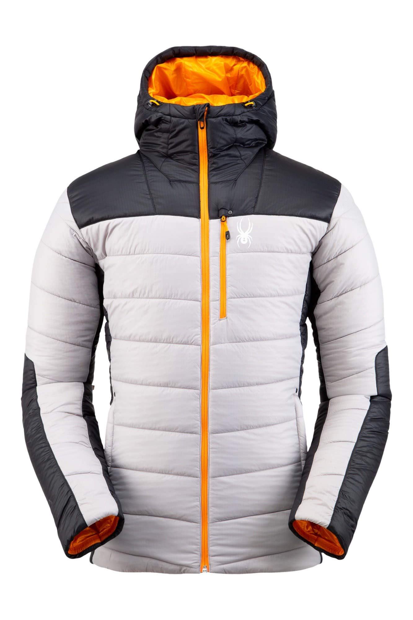 Spyder Men's Glissade Hoodie Insulator Jacket - Lightweight Water-Resistant Winter Jacket for Skiing, Hiking & Outdoor Activities