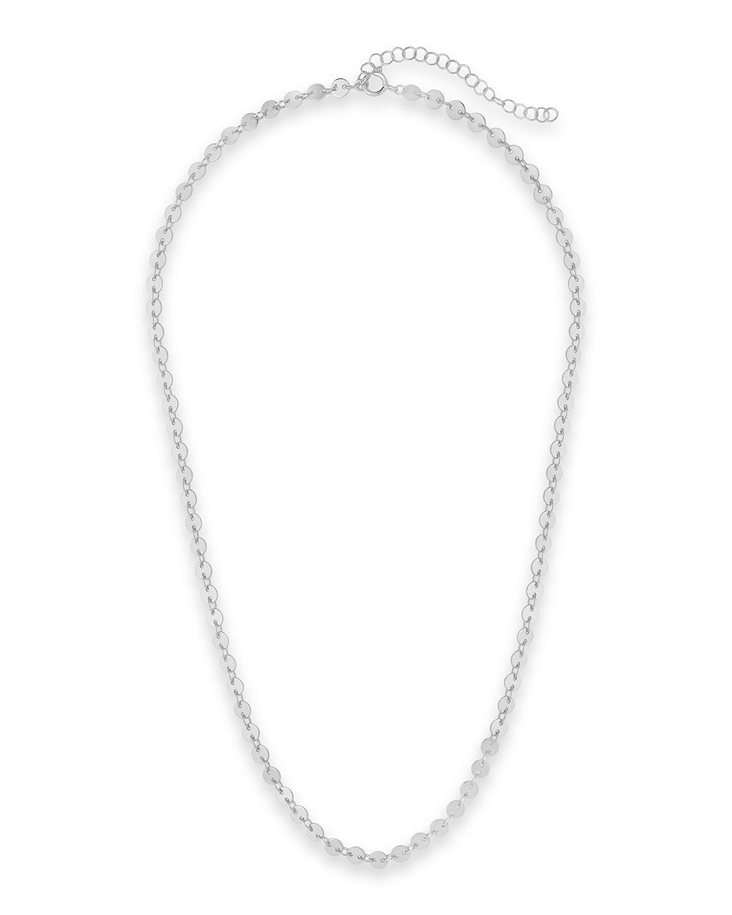 Mini Round Disk Chain Necklace - Dainty Gold & Silver Pendant Necklace for Women - Perfect for Everyday Wear, Layering & Gift Giving