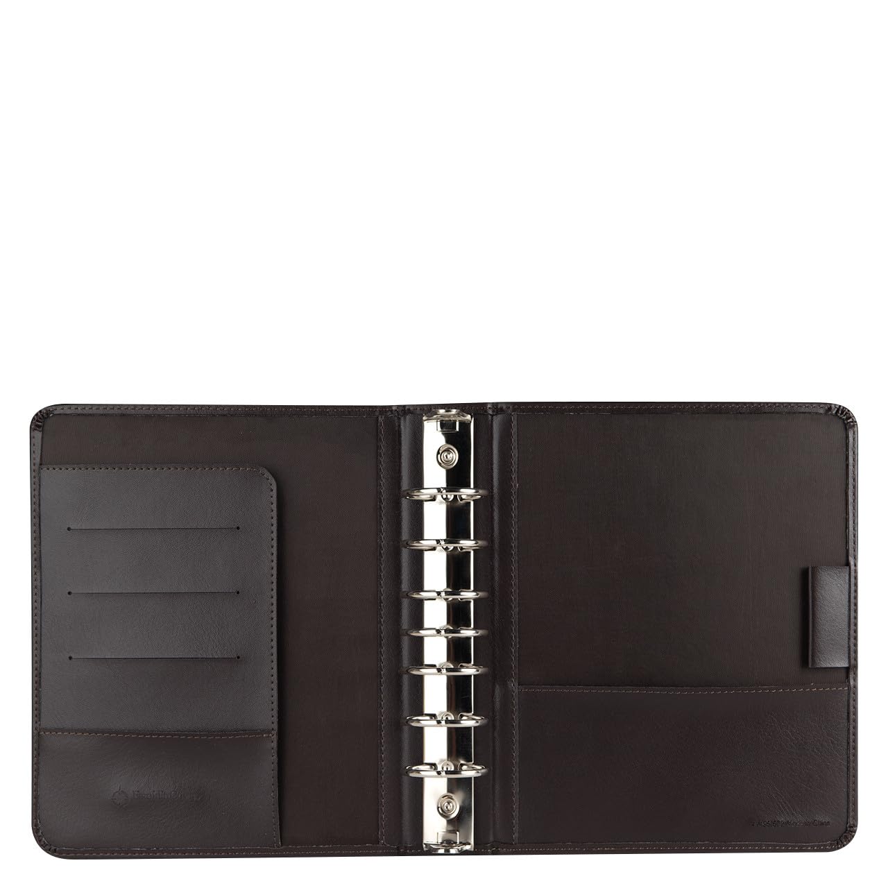 FranklinCovey Basics Vinyl Open Binder - Classic Dark Brown 3-Ring Binder for Office, School & Business Organization | Durable Document Organizer for Professionals & Students