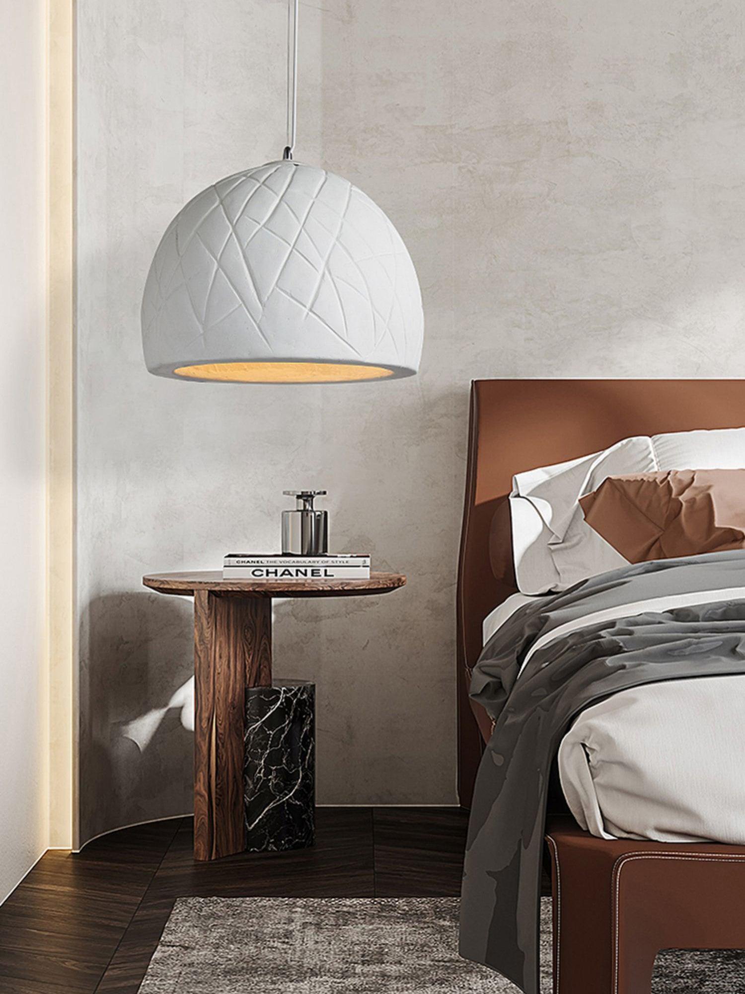 Modern Malva Pendant Light - Elegant Glass Ceiling Hanging Lamp for Dining Room, Kitchen Island & Bedroom Lighting - Dimmable Vintage Industrial Style Fixture