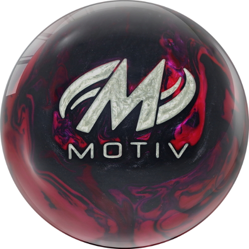Motiv Crimson Jackal Bowling Ball - High Performance Reactive Resin for Hook & Strike | Perfect for League Play & Tournament Competition