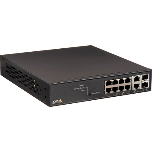 Axis Communications T8508 8-Port Gigabit PoE+ Managed Network Switch for IP Cameras & VoIP Phones - Reliable Power Over Ethernet Solution for Office & Home Security Systems