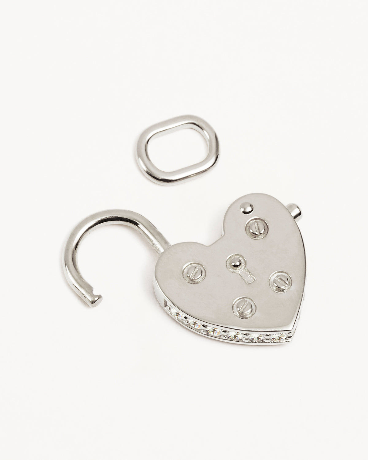 925 Sterling Silver Love Unlocked Padlock Pendant Necklace - Romantic Gift for Her, Anniversary & Valentine's Day Jewelry