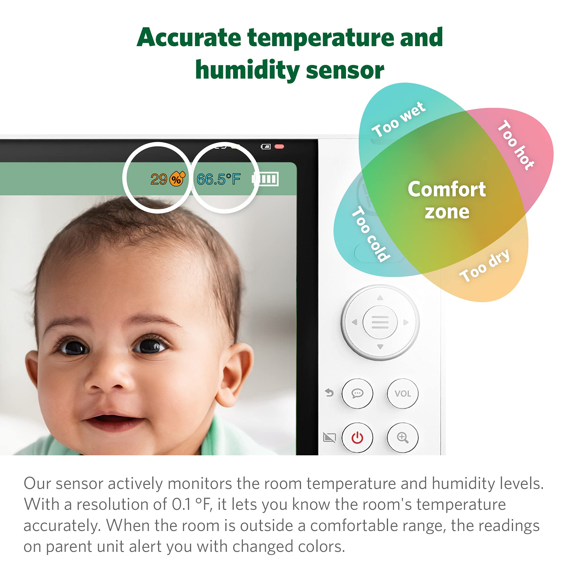 LeapFrog LF915-2HD Baby Monitor with 2 Cameras - 5