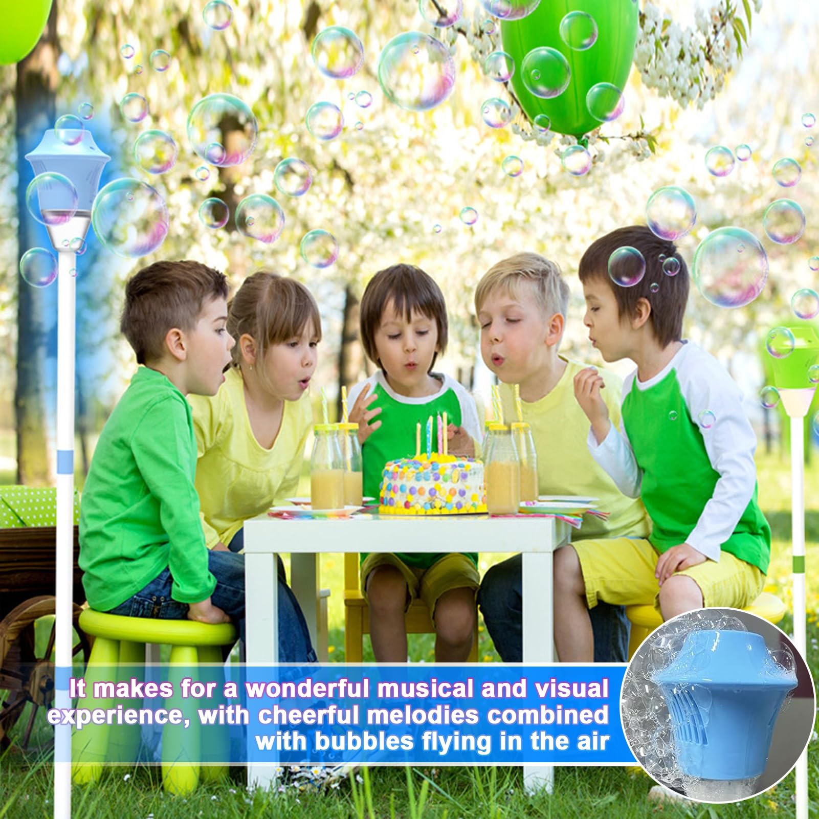 LED Bubble Machine with Music, 47
