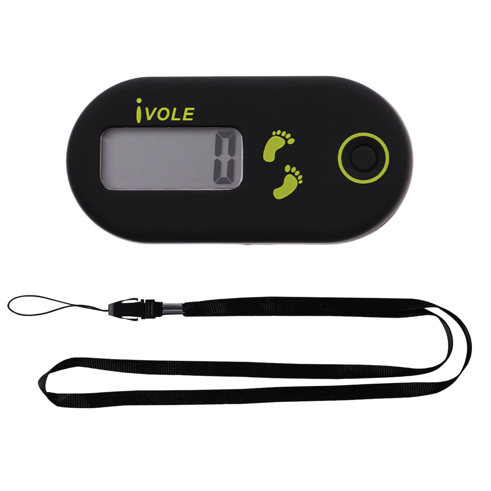 Homoyoyo 3D Digital Electronic Pedometer - Step Counter with Clip for Walking, Running & Fitness Tracking | Tracks Steps, Miles & Calories | Portable Activity Tracker for Daily Exercise, Weight Loss & Health Monitoring