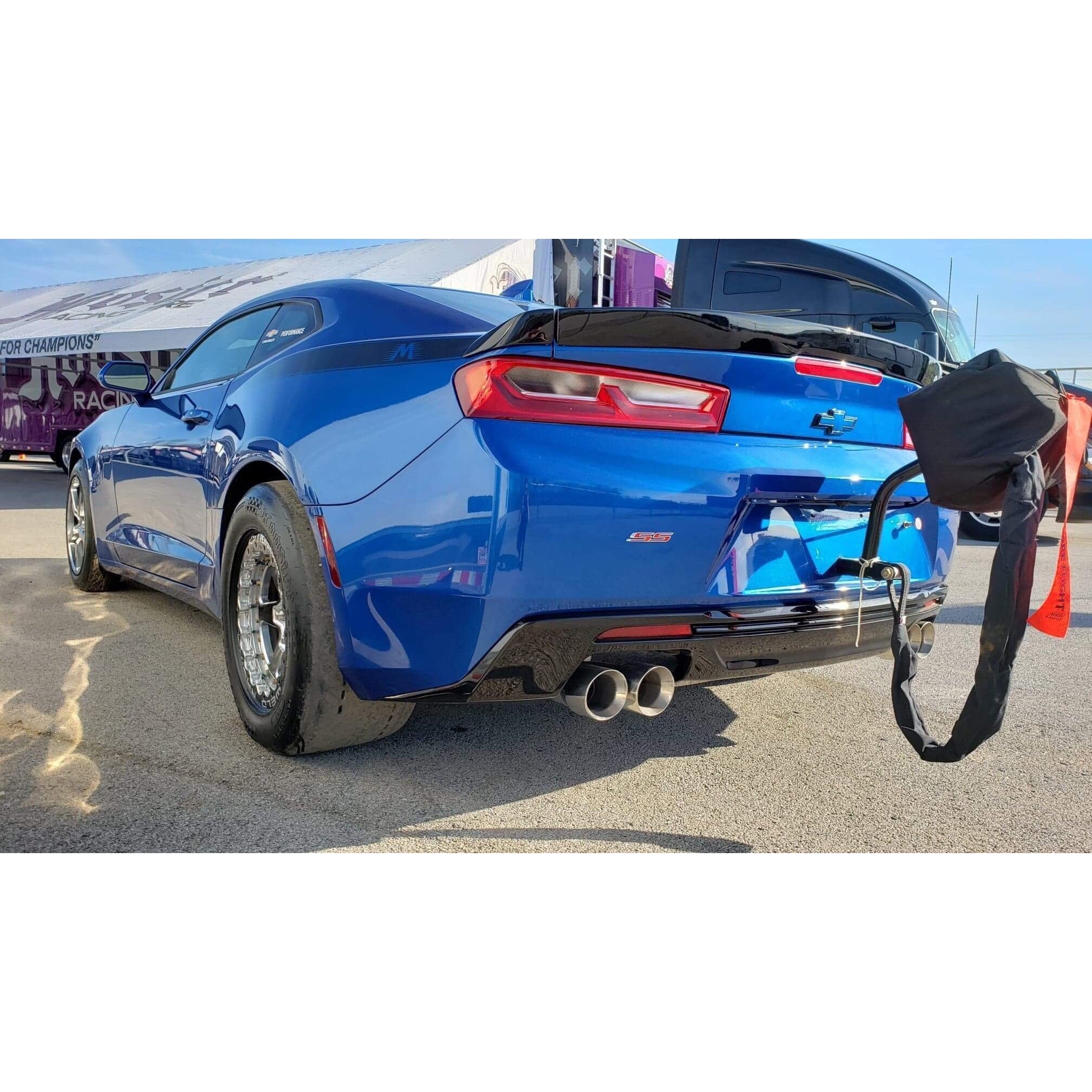 6th Gen Camaro Parachute Mount (2016-2022) - Universal Fit for Drag Racing & Track Use - High Performance Rear Bumper Mounting Bracket for Chevy Camaro SS/RS/ZL1