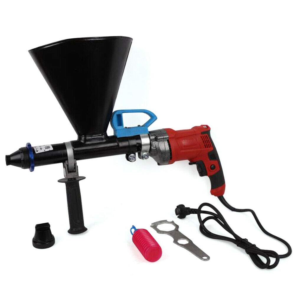 700W Electric Mortar Grout Gun - Professional Brick Pointing & Tile Grouting Cement Applicator Tool with 2 Nozzles for Masonry, Construction & Home Renovation Projects