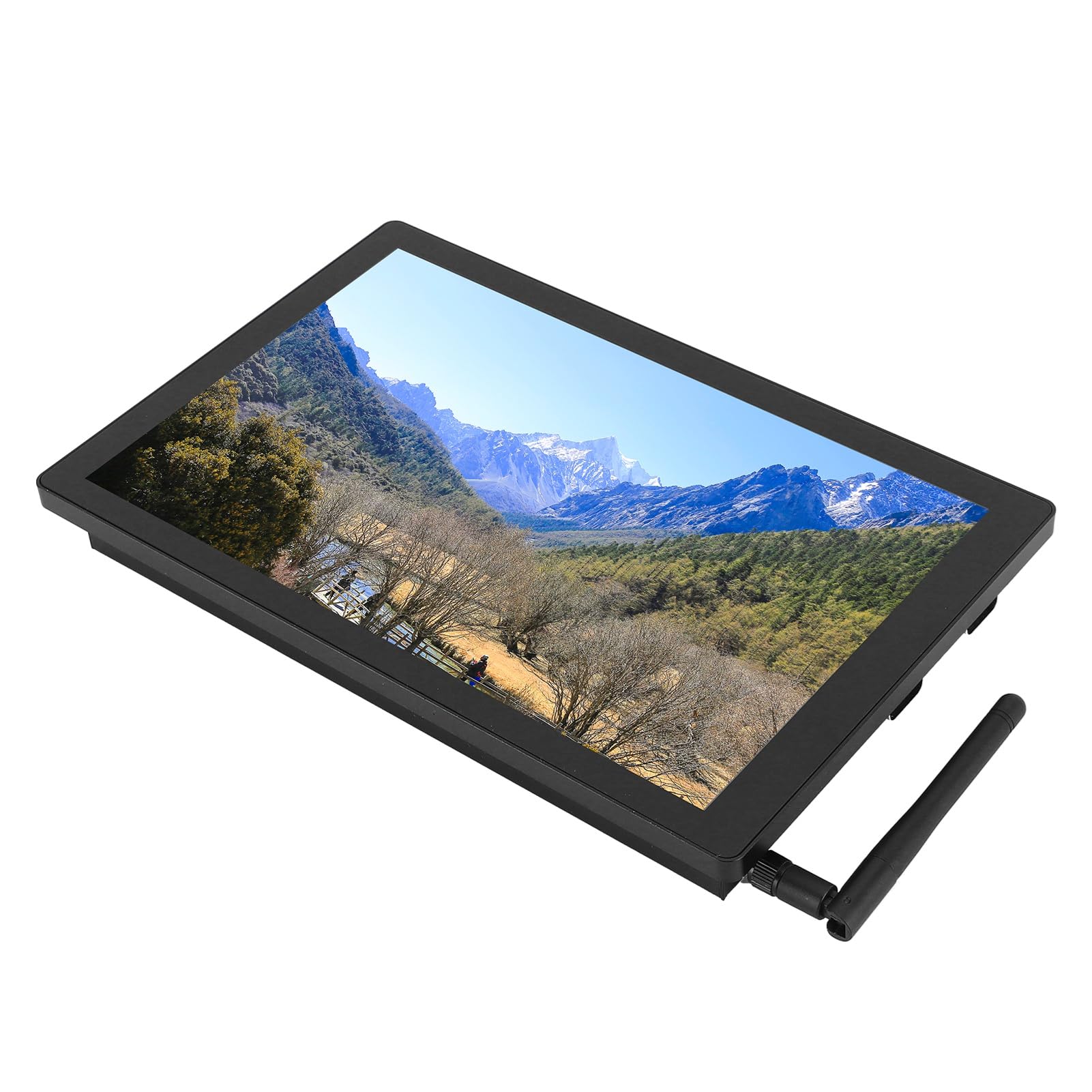 10.1 Inch Portable Touchscreen Monitor with 1280x800 Resolution - RS232/RS485/USB/HDMI Ports - Industrial Grade Display for Laptop, PC & Raspberry Pi - Perfect for Business, Gaming & Digital Signage (UK Plug)