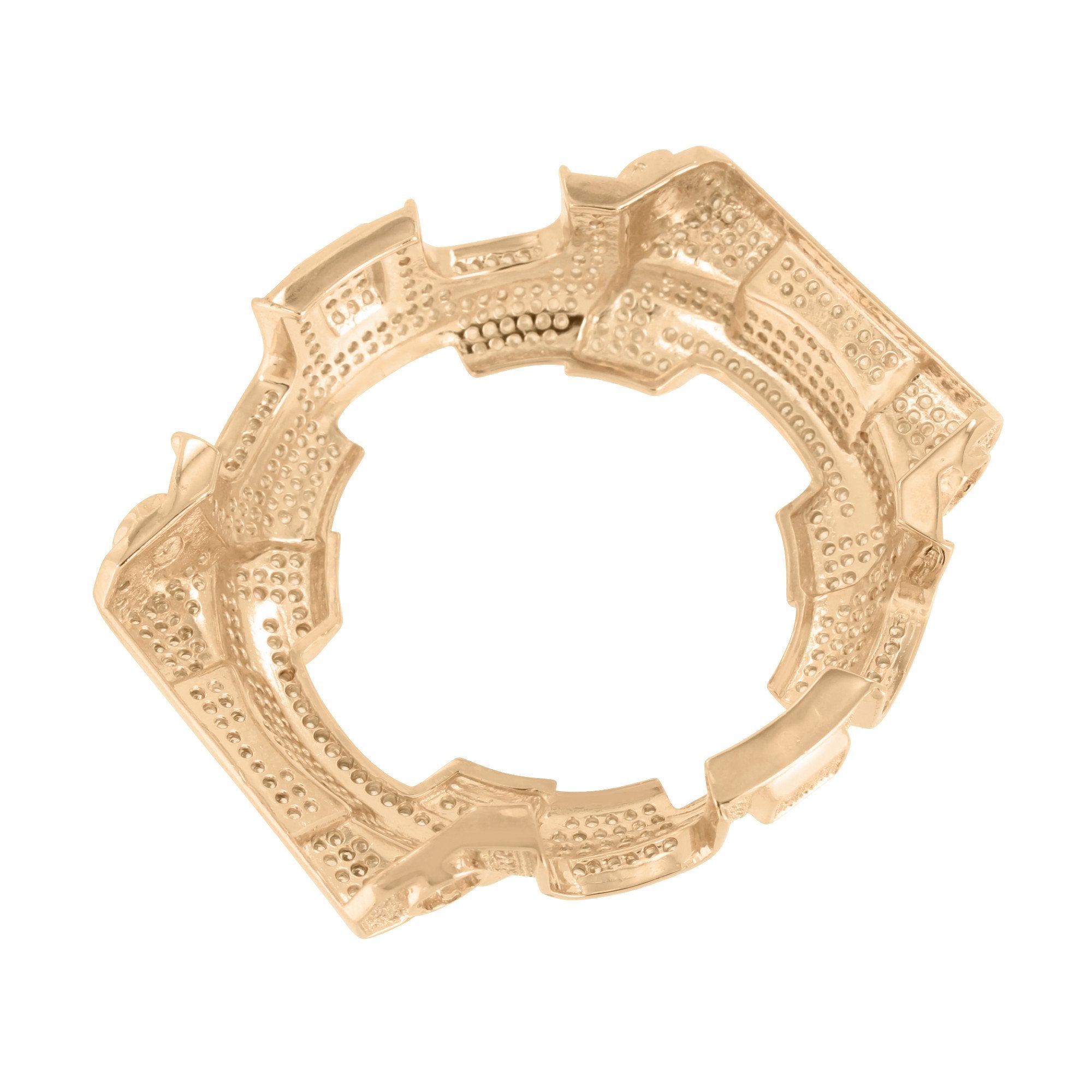 Custom Rose Gold Bling Bezel for Casio GA100 & GA110 Watches - Luxury Watch Accessory for Women & Men, Perfect for Parties, Weddings, and Special Occasions