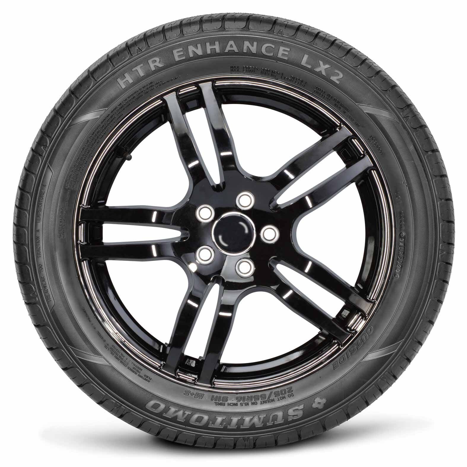 Sumitomo HTR Enhance LX2 185/55R15 82V All-Season Performance Tire - Perfect for Sedans, Coupes & Compact Cars on Highways & City Roads