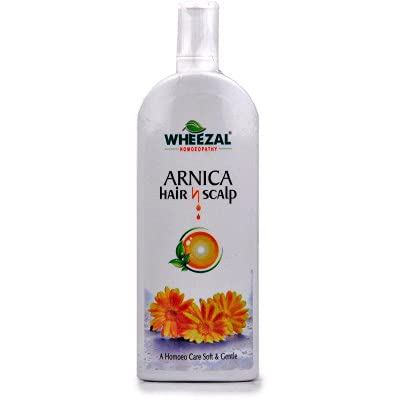 JH MONO Wheezal Arnica Hair & Scalp Shampoo 500ml - Homeopathic Treatment for Hair Loss & Scalp Health | Pack of 1 | Promotes Hair Growth & Reduces Dandruff | Ideal for Daily Use at Home & Salon