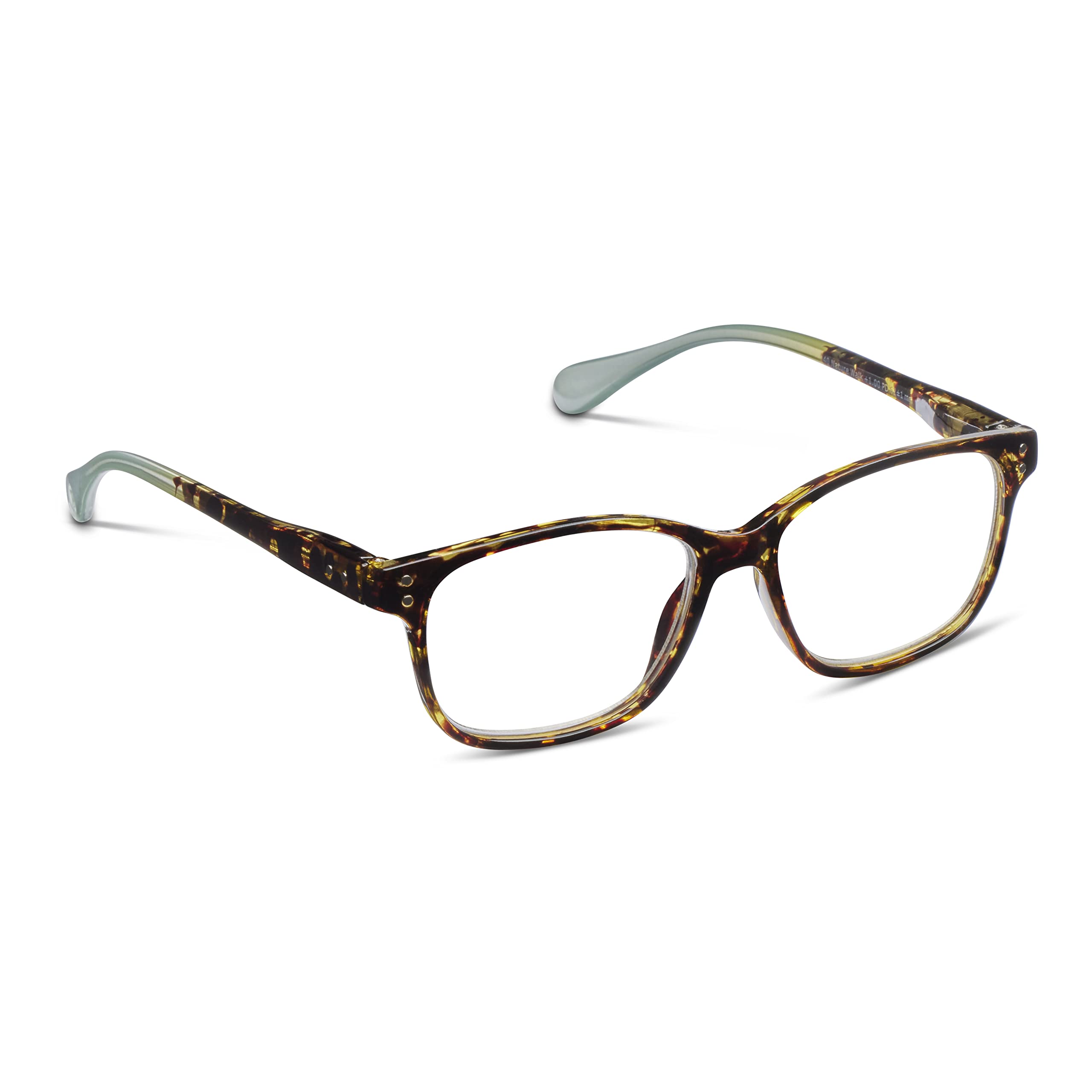 Peepers by PeeperSpecs Women's Reading Glasses - Nature Walk Pattern - Lightweight & Stylish Readers for Women - Perfect for Reading, Crafts & Outdoor Activities