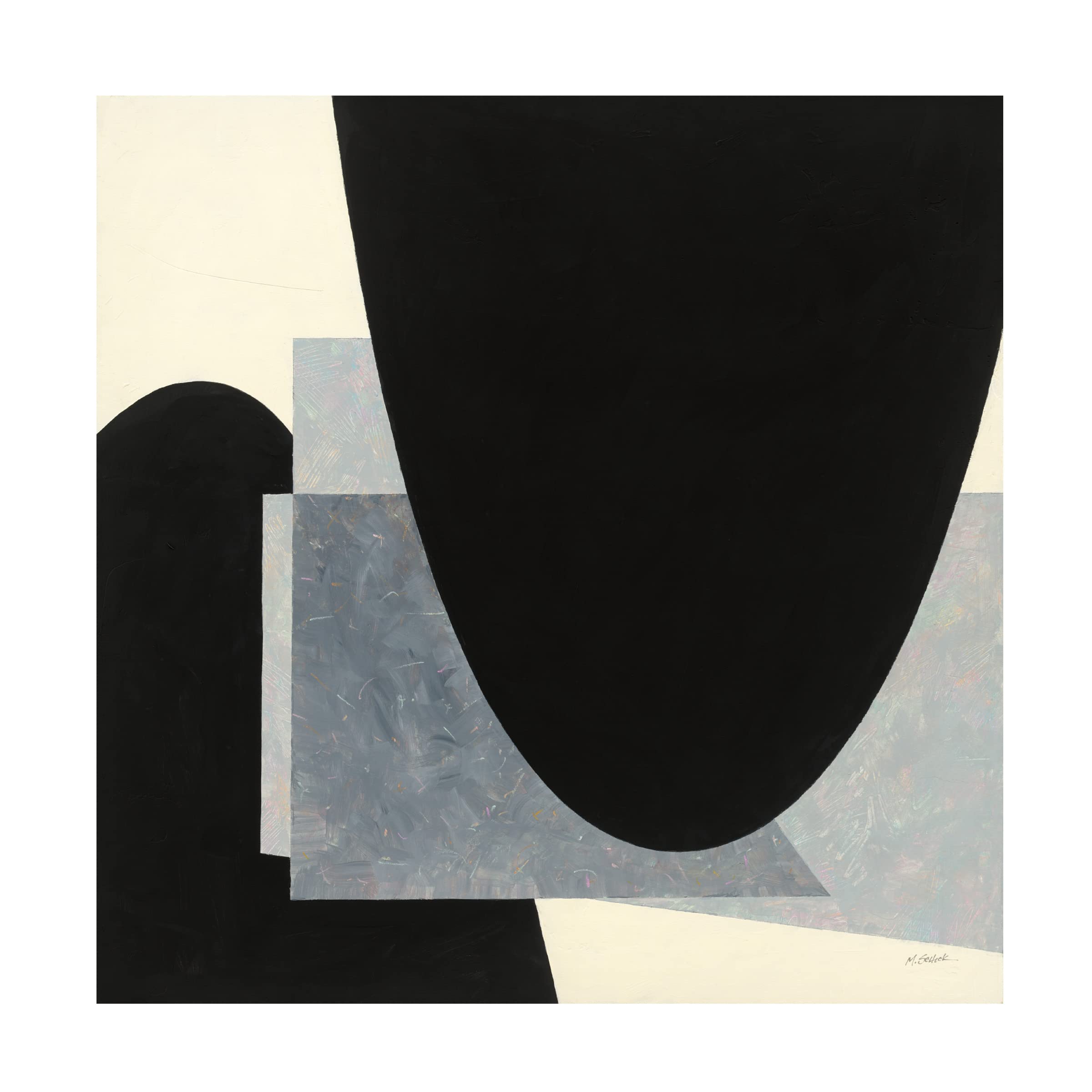 Trademark Fine Art 'Blackbird' Canvas Wall Art by Mike Schick - Modern Home Decor for Living Room, Bedroom & Office
