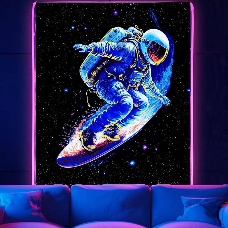 Astronaut Surfing Board - Premium Space-Themed Surfboard for Adults & Kids - Perfect for Beach, Pool, and Outdoor Water Sports