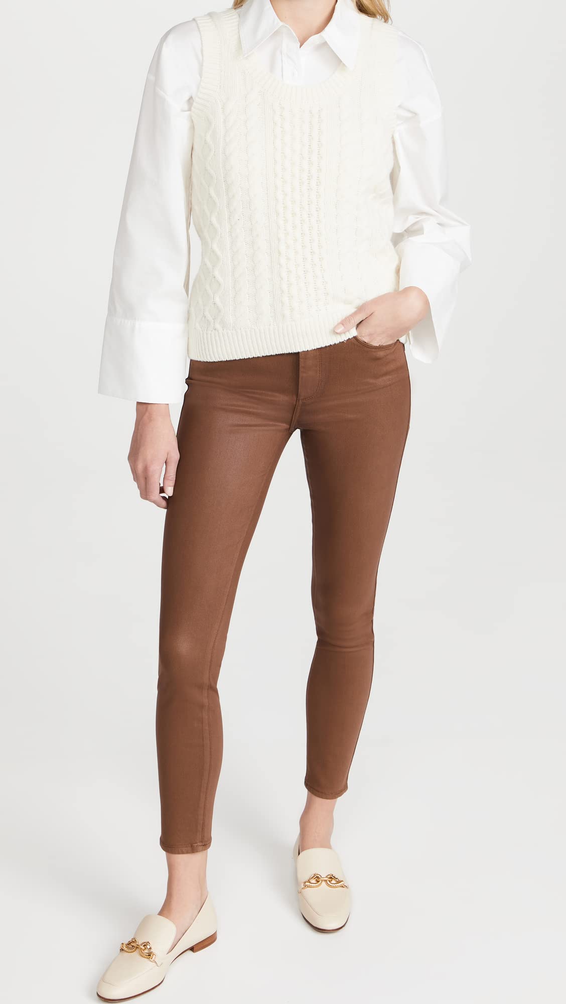 Paige Denim Women's Transcend Hoxton Ultra Skinny Jeans - High Waist Stretch Denim Pants for Women | Perfect for Casual Wear, Night Out & Everyday Comfort