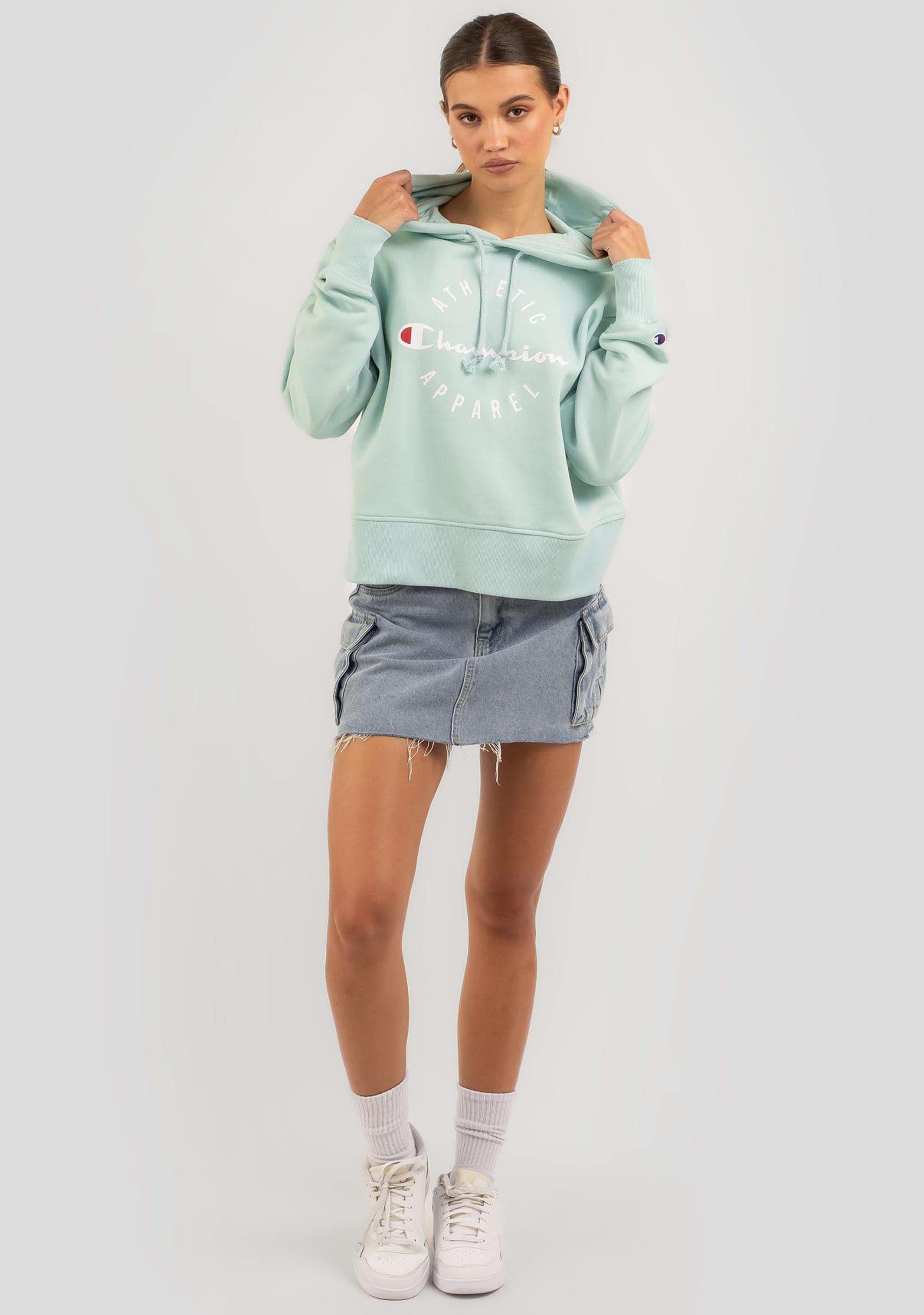 Champion Women's SPS Graphic Print Hoodie - Soft Fleece Pullover Sweatshirt for Casual Wear, Gym & Lounge | Trendy Streetwear Fashion