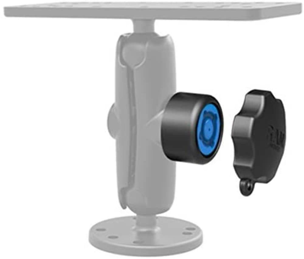 RAM MOUNT 1英寸PIN-LOCK KNOB 4向钥匙配件 - RAM-RAP-S-KNOB3-4U - 适用于摩托车、自行车、船用设备固定