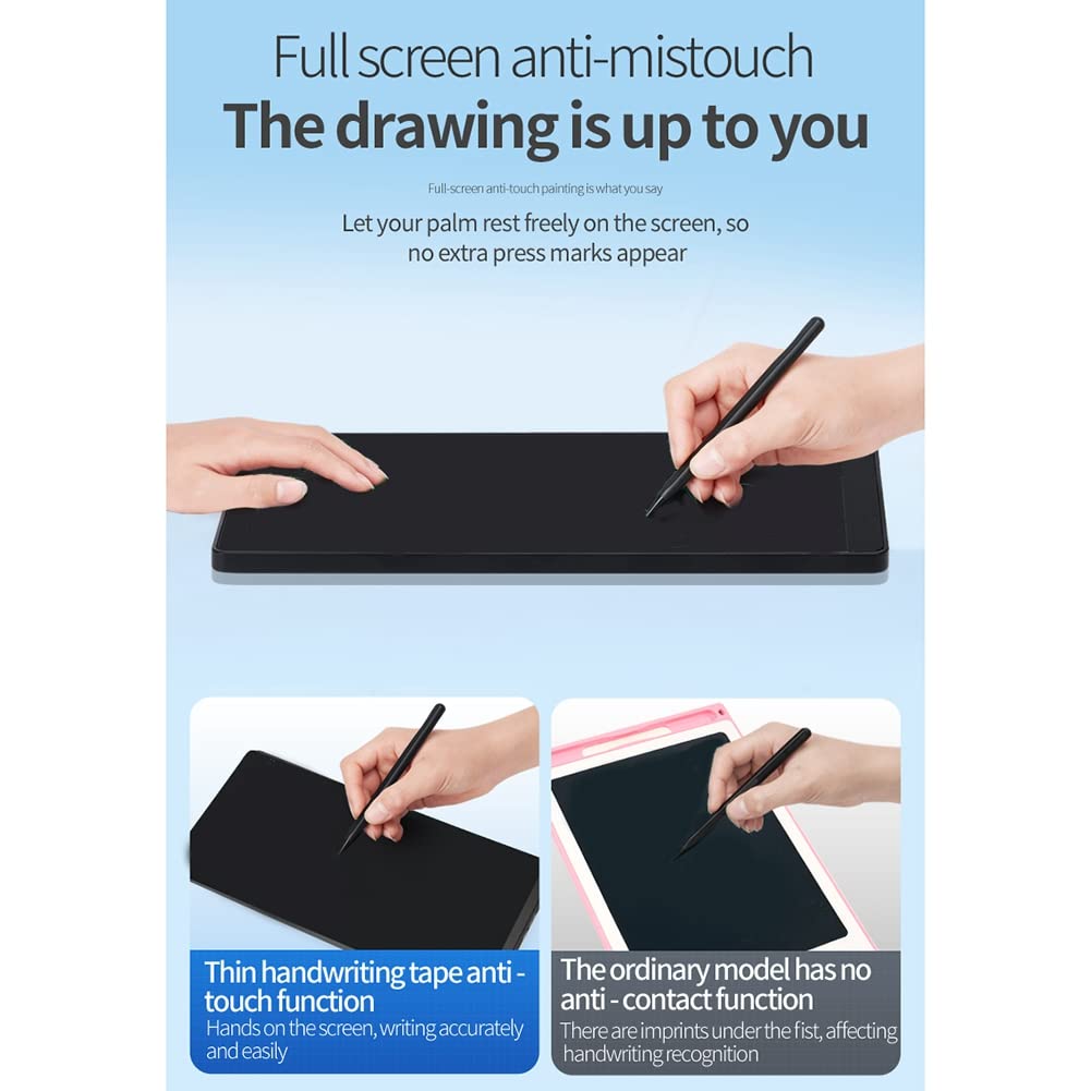 Grendly 6.5 Inch LCD Writing Tablet - Full Screen Drawing Board with Superfine Handwriting, Electronic Notepad for Kids & Adults - Perfect for School, Office & Creative Sketching