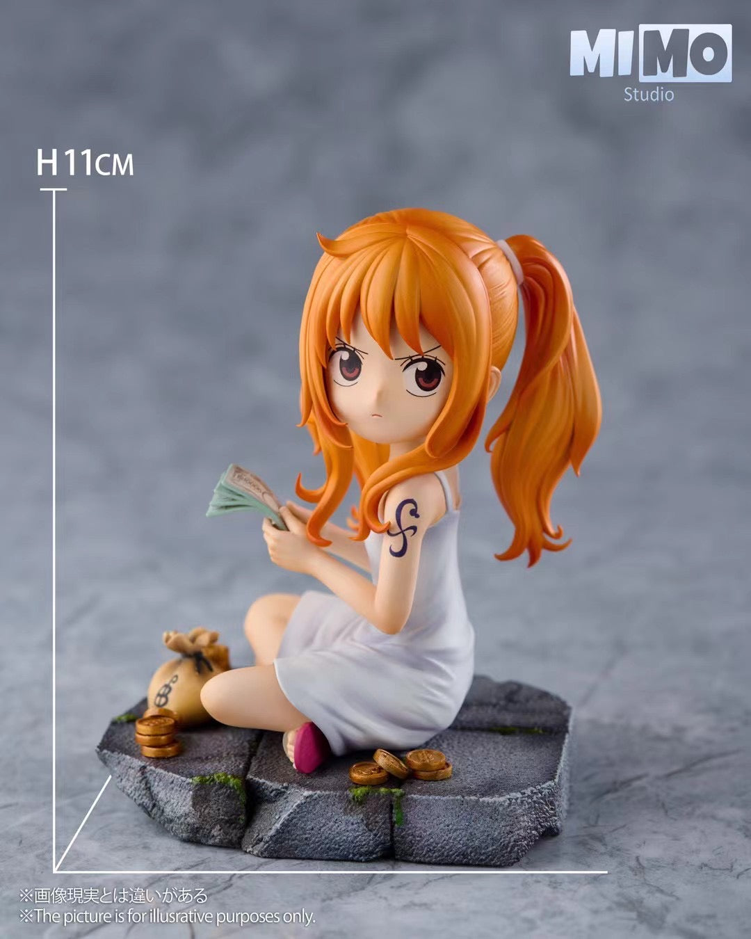 Mimo Studio Young Nami Figure - One Piece Anime Collectible - Perfect for Anime Fans, Home Decor, and Gift Giving