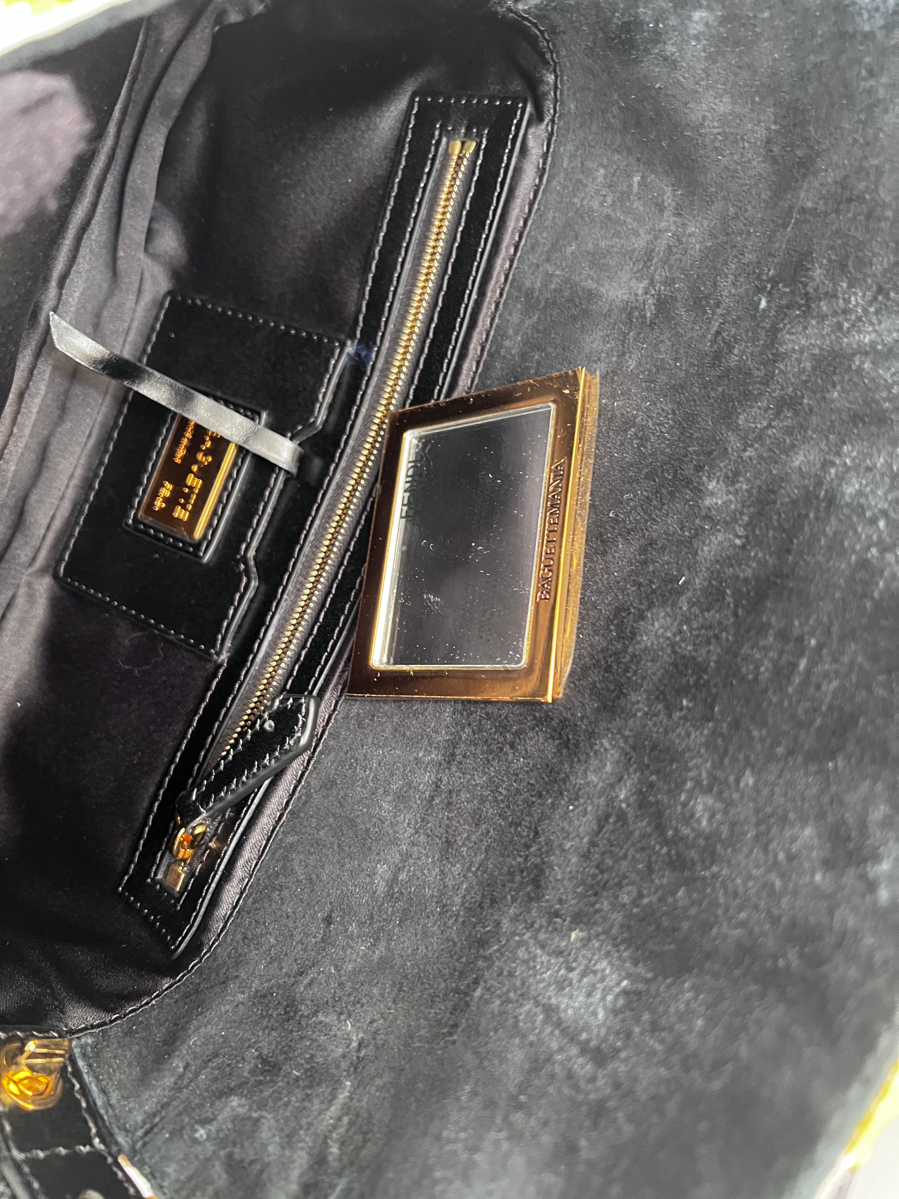 Fendi Yellow Full Sequins Baguette Bag - Luxury Glam Shoulder Bag for Women, Perfect for Parties, Weddings & Evening Events