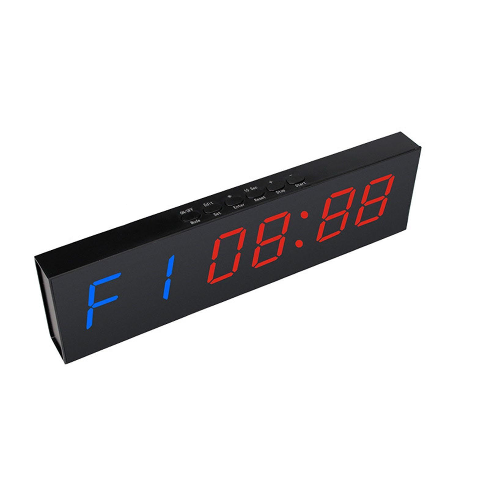Digital Gym Timer with Loud Alarm - Interval Workout Stopwatch for Training, Boxing, HIIT & Garage Workouts | Sports & Fitness Accessories