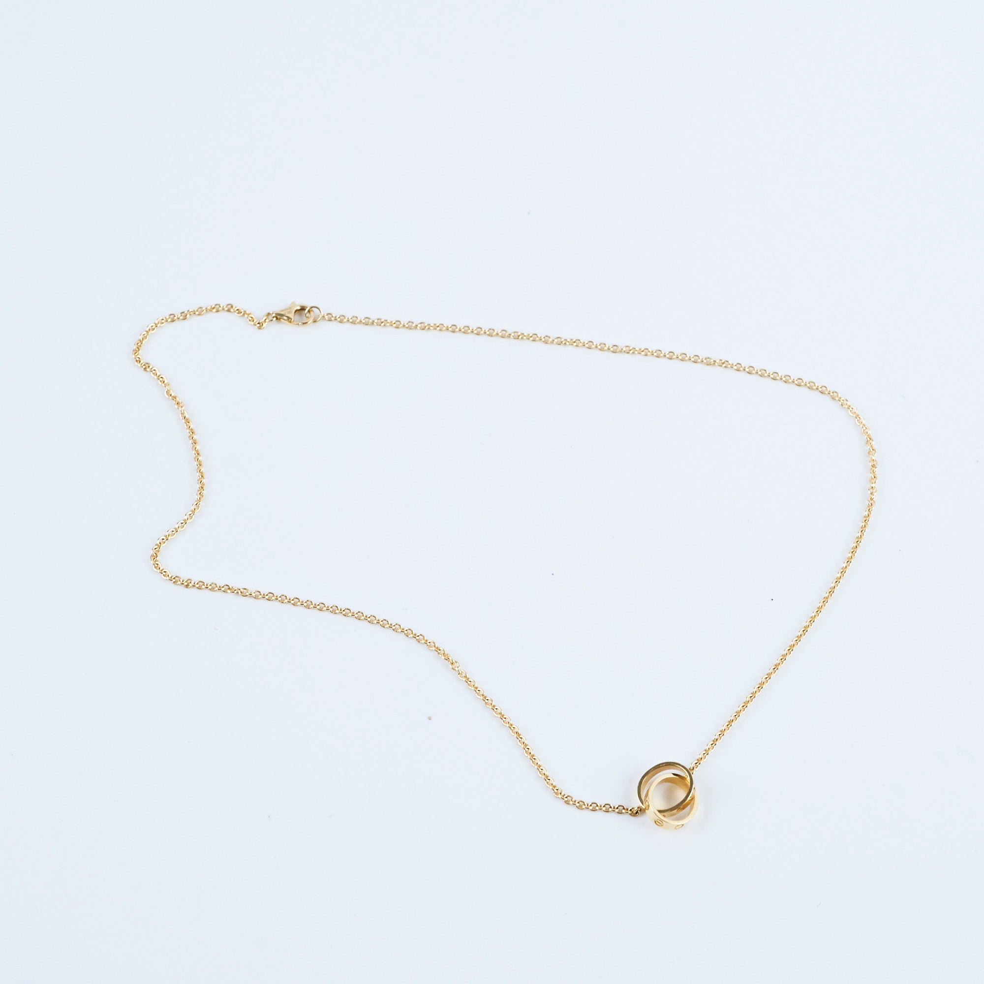 Cartier Baby Love Necklace 18K Yellow Gold Pendant - Elegant Jewelry Gift for Women, Perfect for Valentine's Day, Anniversary & Special Occasions
