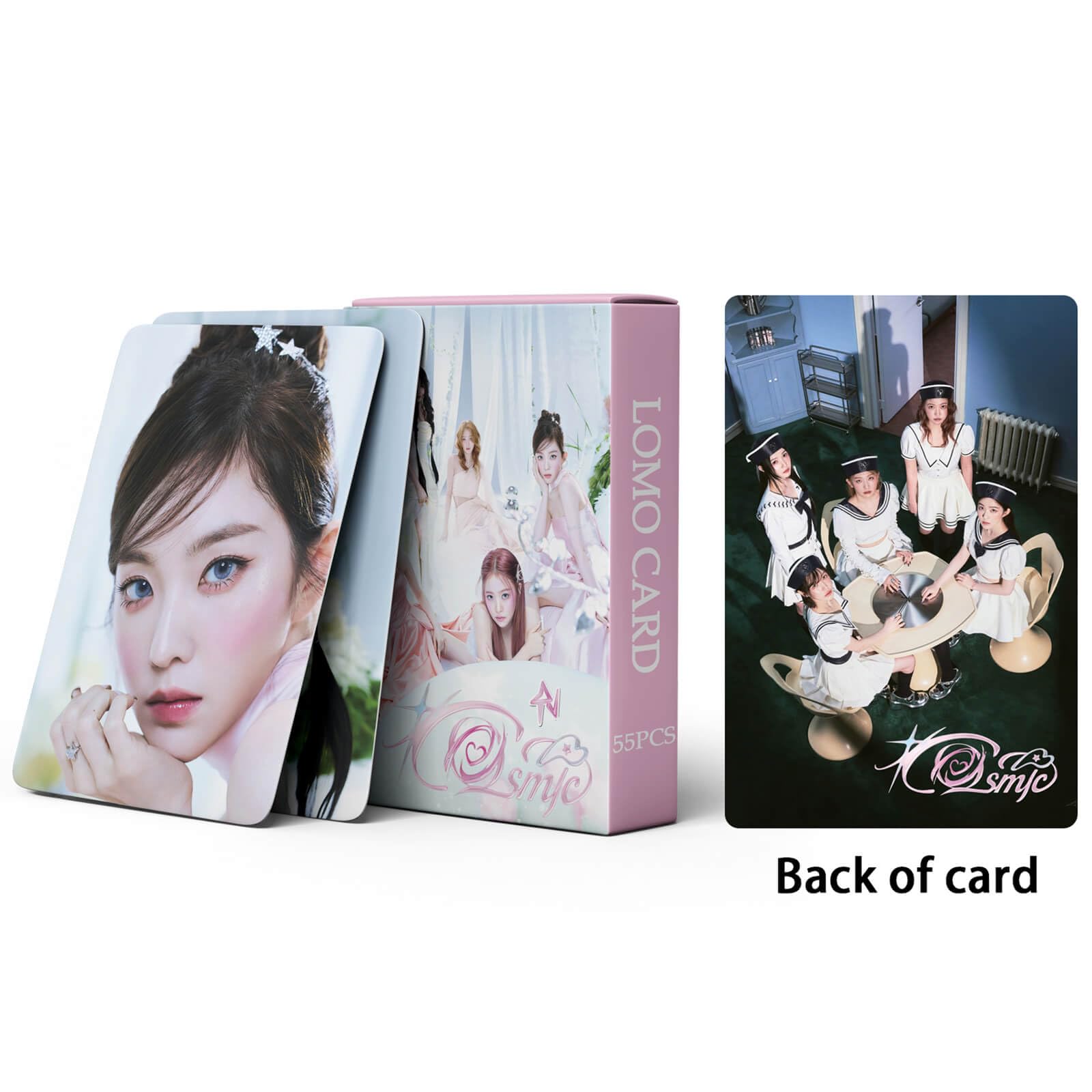 PYAJUU Red Velvet Photocards Set - 55Pcs Kpop Cosmic Album Lomo Cards | Official Red Velvet Merchandise for Fans & Collectors | Perfect for Scrapbooking, Gift Giving, and Kpop Memorabilia Display