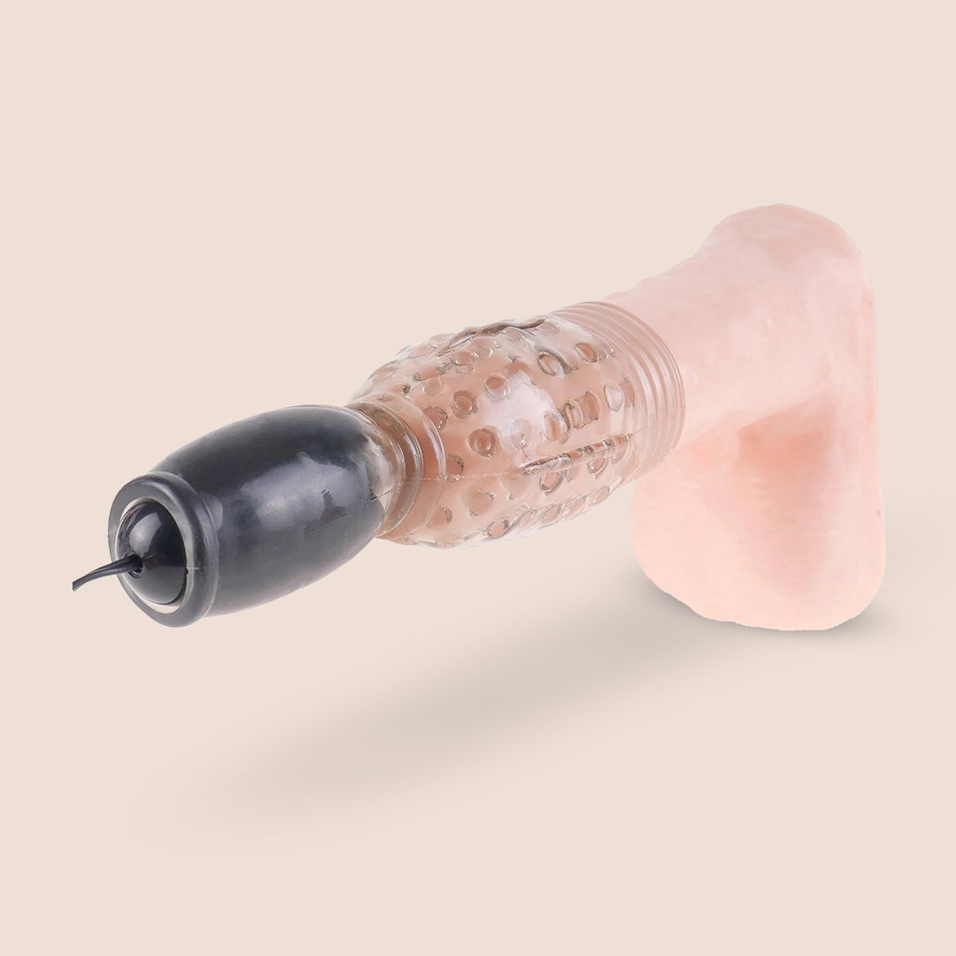 Fetish Fantasy Series Vibrating Head Teaser - Remote Controlled Adult Toy for Couples Play & Sensual Massage