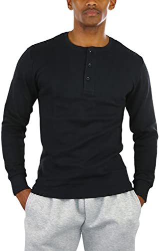 Black (Henley, Cotton)