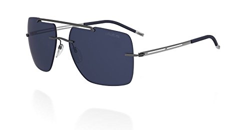 Silhouette Titanium Sunglasses Explorer Grey Polarized 8674-6231 - Lightweight & Durable for Outdoor Activities, Driving & Travel
