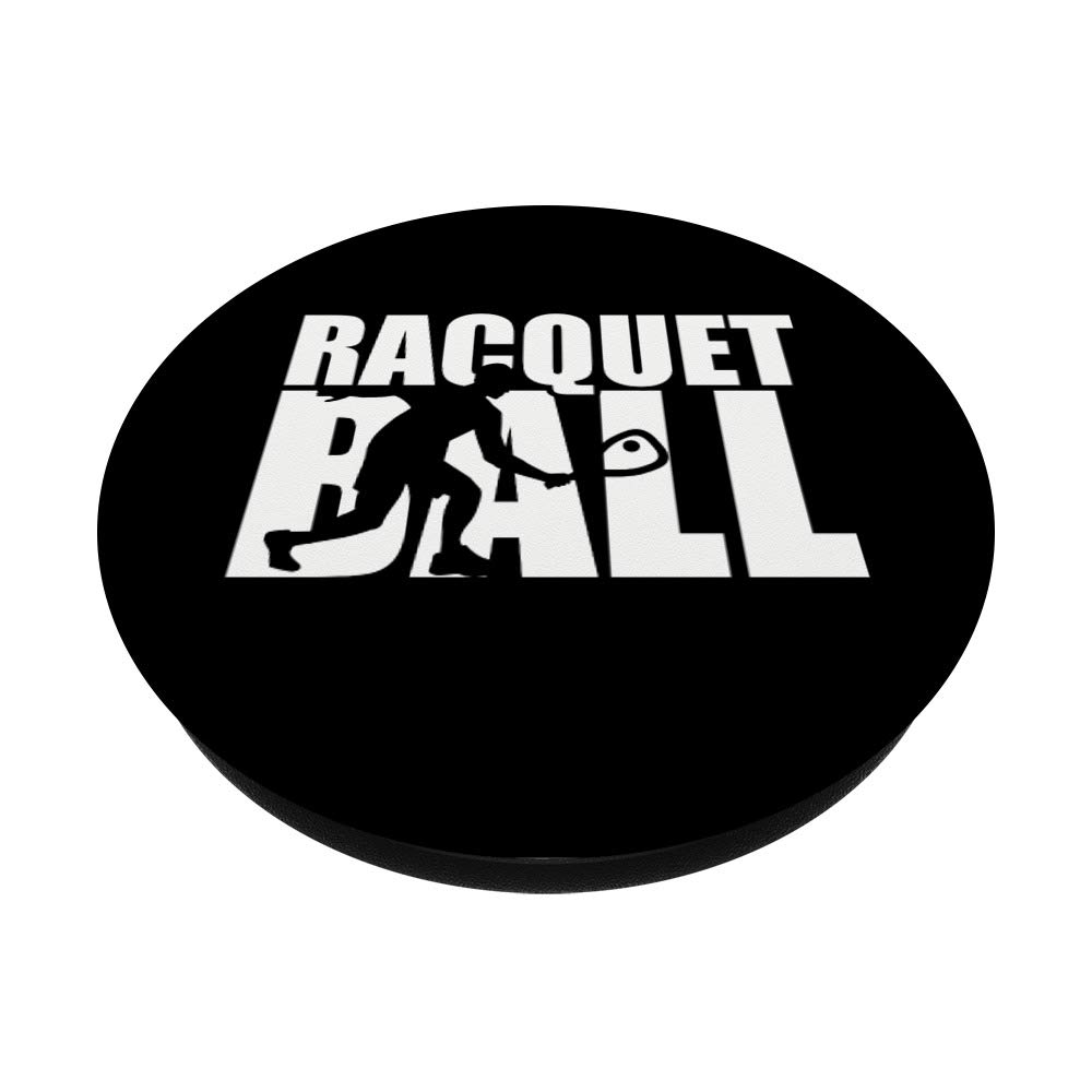 Racquetball Player PopSockets Grip & Stand for Smartphones & Tablets - Perfect for Sports Fans, Phone Accessories, and Hands-Free Viewing