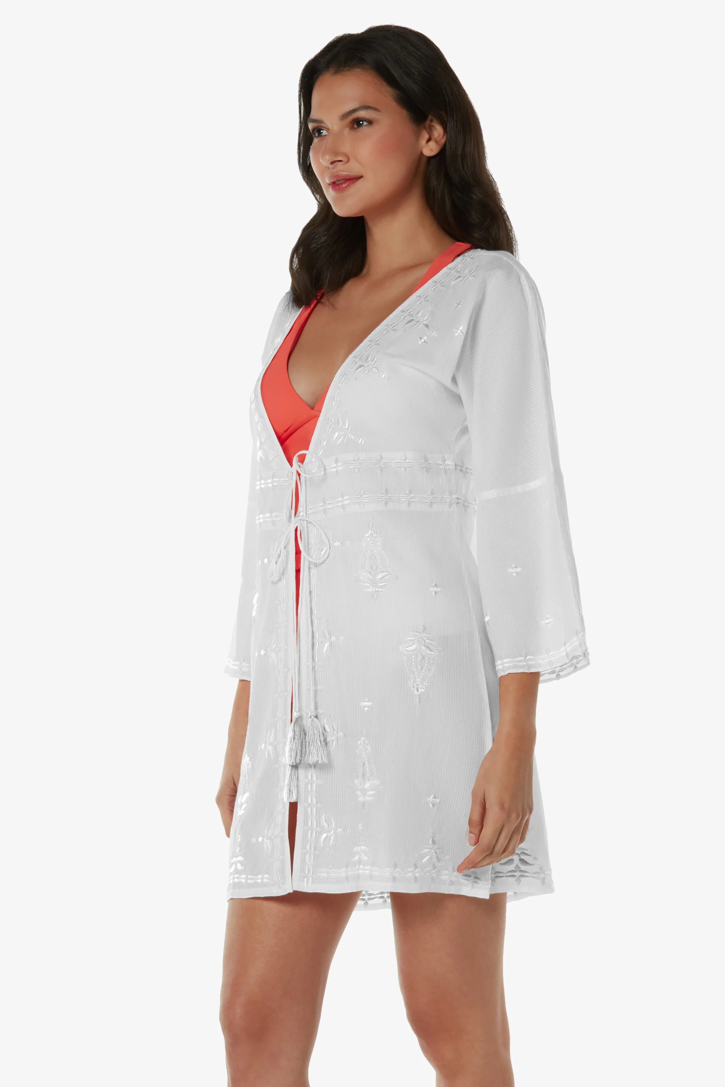 Nola Tunic Women's Casual Loose Fit White Blouse Top - Perfect for Office Wear, Summer Outfits & Everyday Comfort