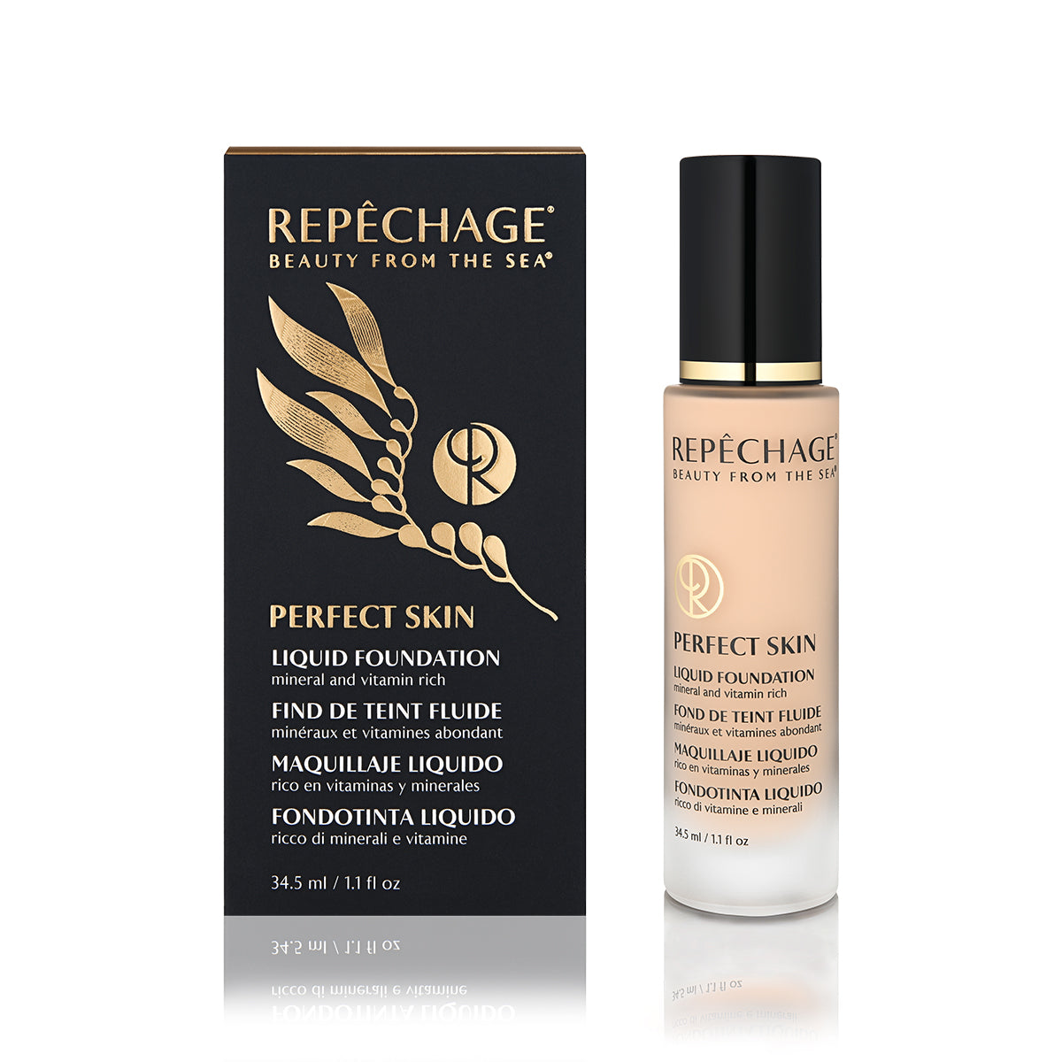 Perfect Skin Liquid Foundation - Cool Tone (PS02) | Flawless Matte Finish for All-Day Wear | Ideal for Oily & Combination Skin | Makeup for Work, Parties & Special Events