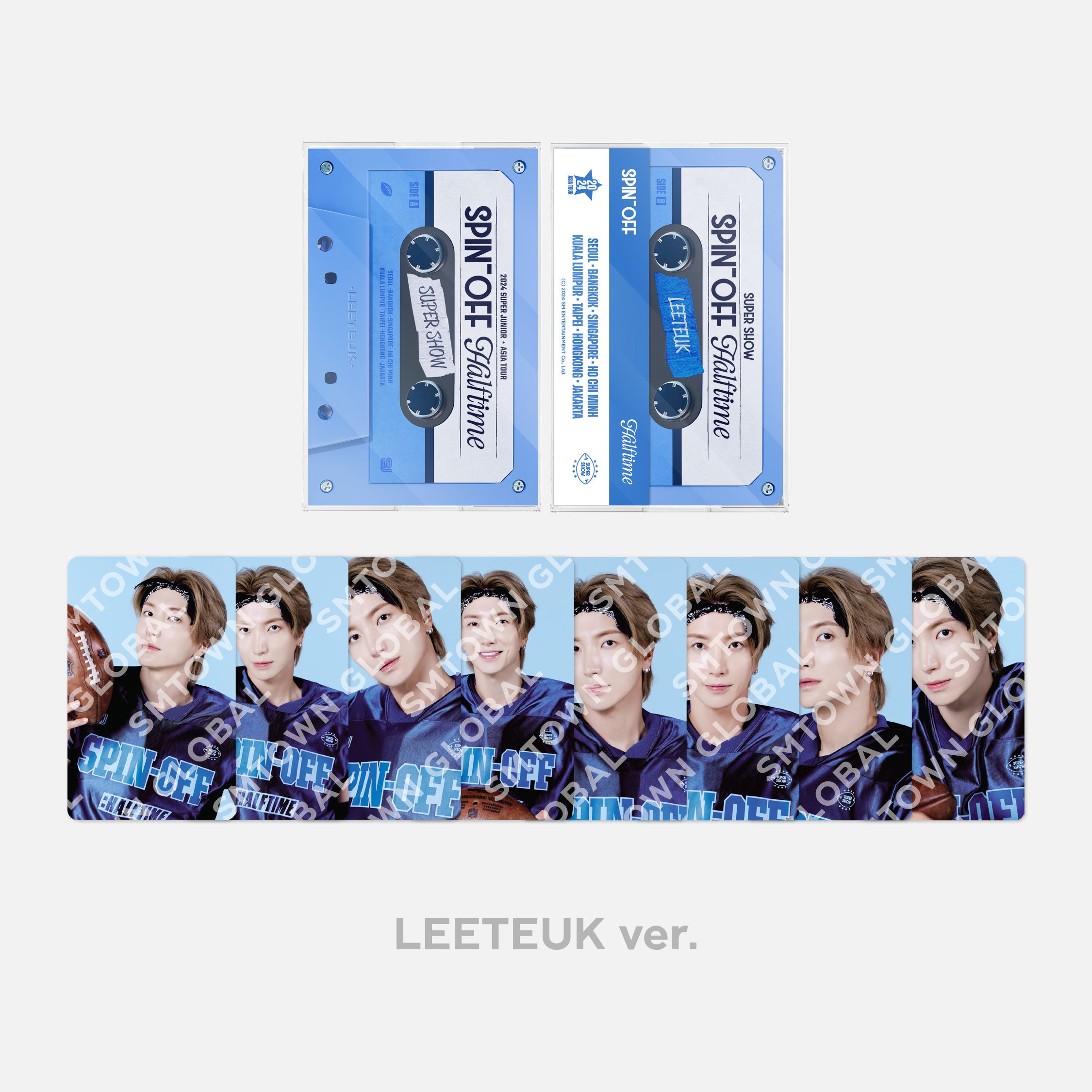 2024 Super Junior 'Super Show Spin Off: Halftime' Cassette Tape Photo Set - Limited Edition K-Pop Merchandise for Fans & Collectors - Perfect for Concerts, Gifts, and Memorabilia Display