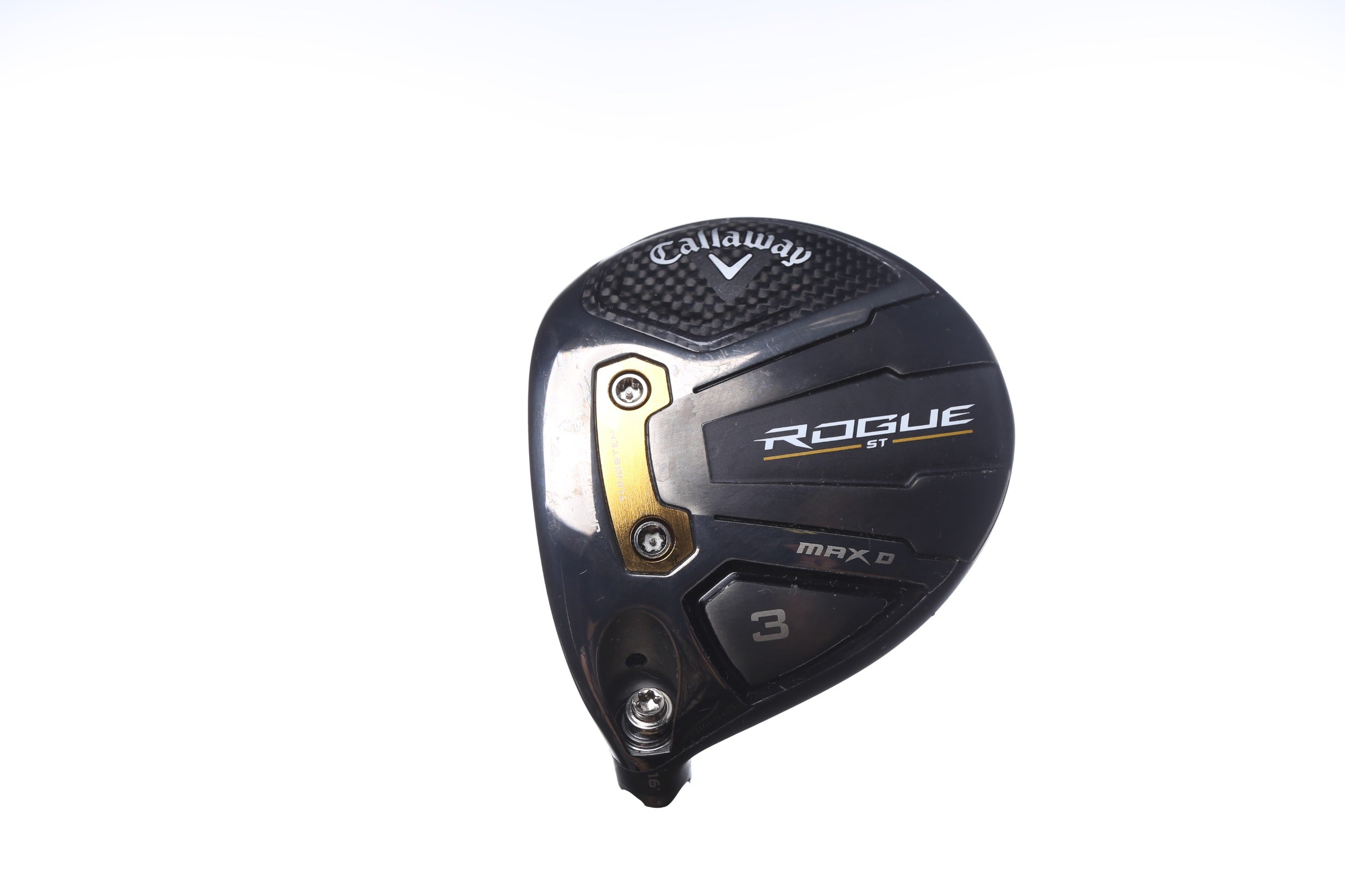 Used Callaway Rogue ST Max Draw Fairway Wood 16° Left-Handed Golf Club Head Only - Perfect for High Handicappers & Draw Bias Players on the Course