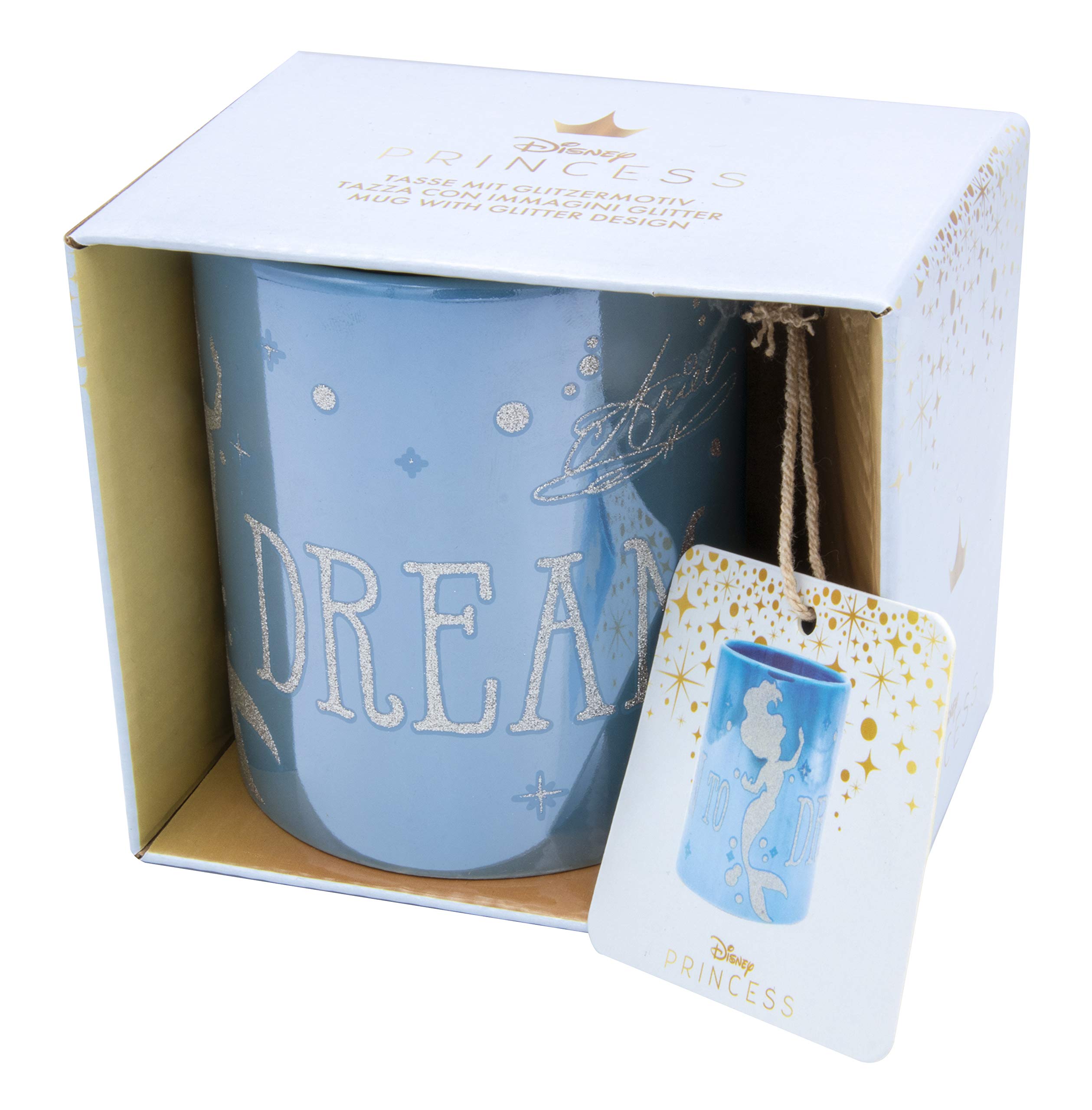 Joy Toy Ceramic Cup - 320ml (10.8oz) Coffee Mug, Tea Cup for Kids & Adults - Perfect for Home, Office, School & Gifts