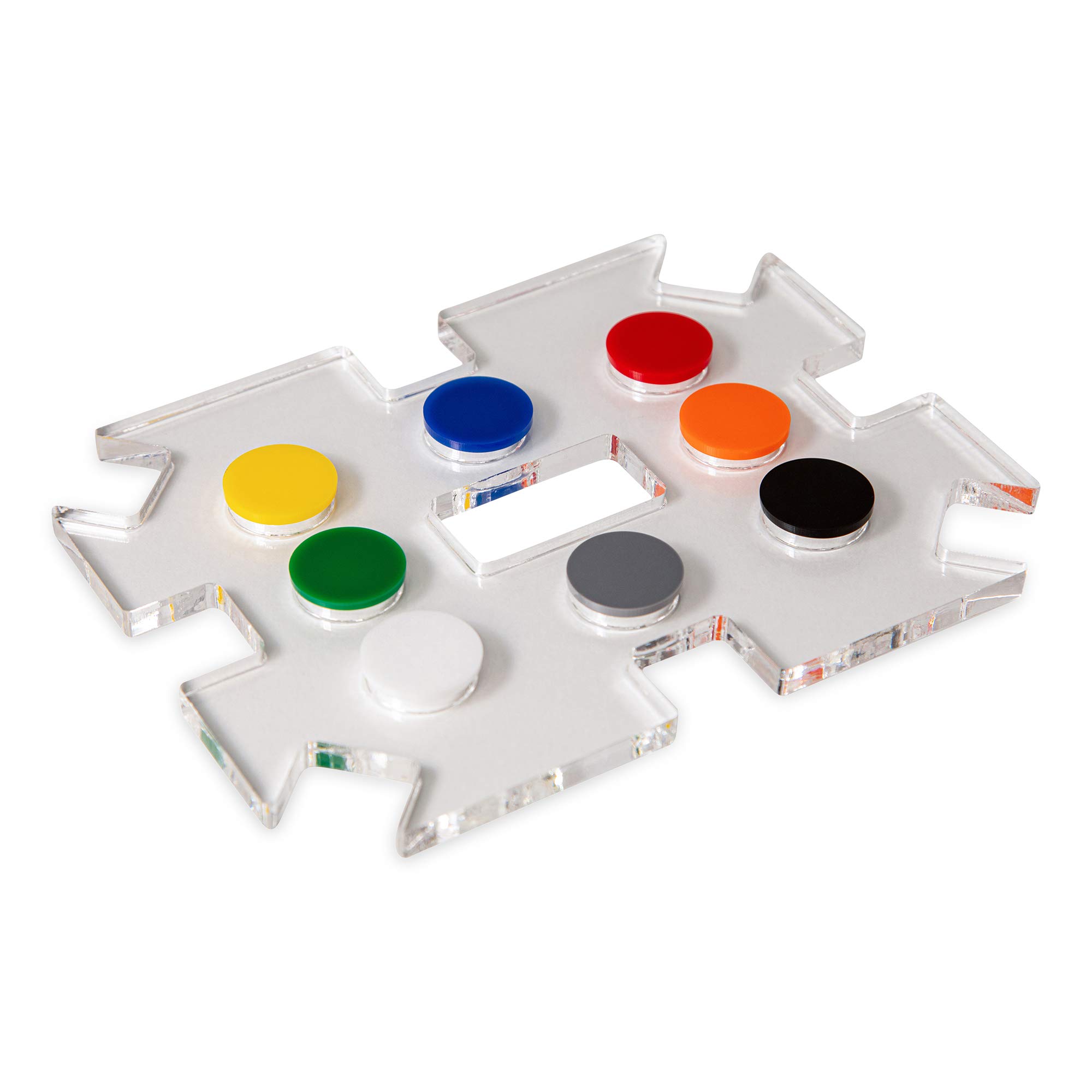 Premium Acrylic Mexican Train Dominoes Set - Double 12 Dominoes for Adults, Modern & Luxe Domino Game Set with Clear Tiles - Perfect for Family Game Nights, Parties & Strategy Game Lovers