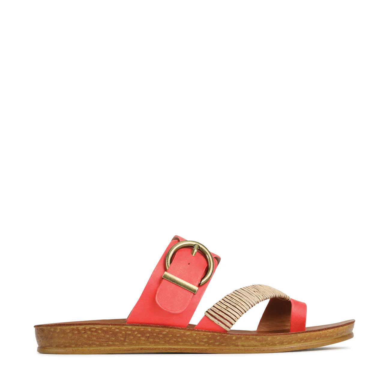 Los Cabos Bria Blood Orange Women's Sandals - Stylish & Comfortable Beach Flip Flops for Summer Vacations, Pool Parties, and Casual Outings