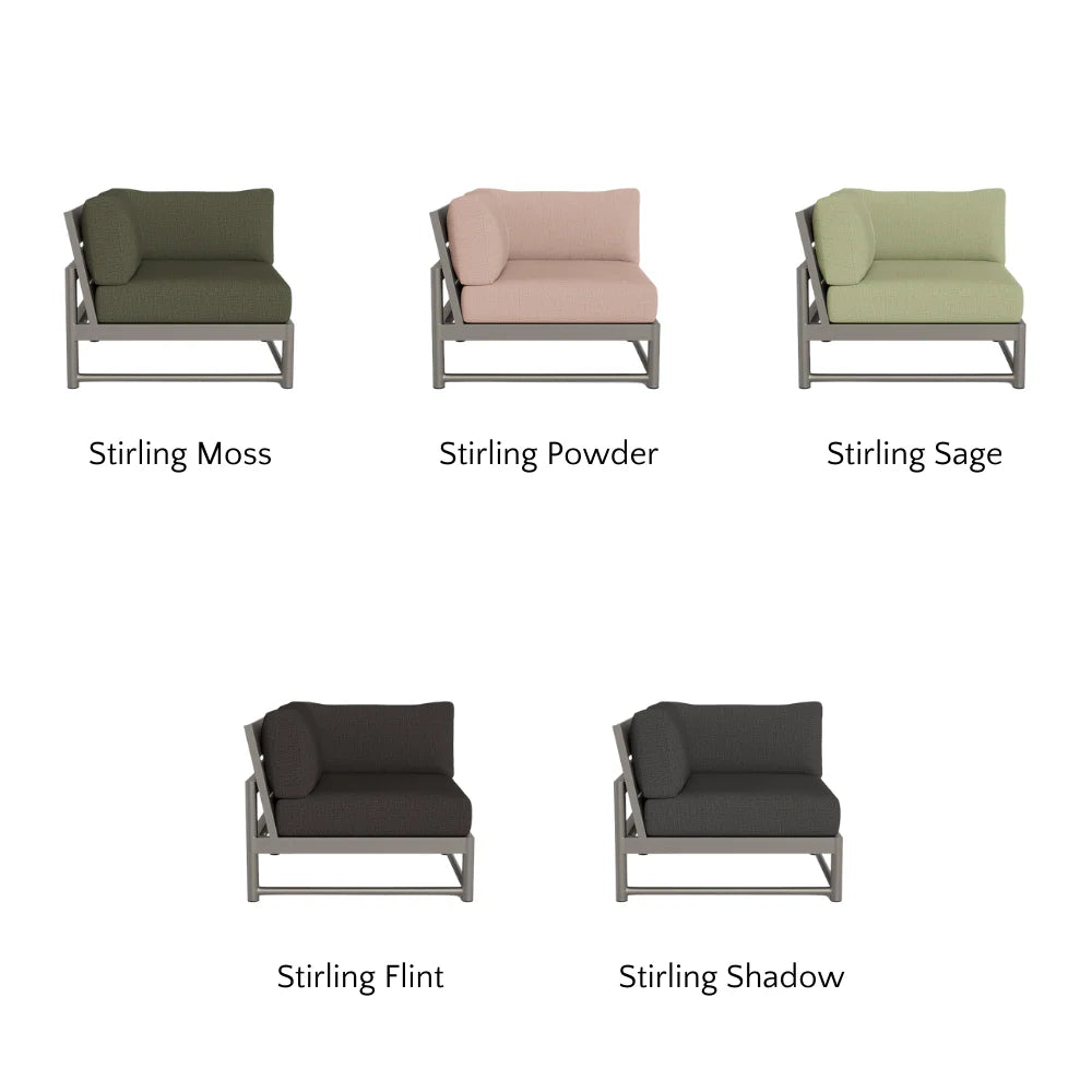Breeze XL Outdoor Corner Sectional Sofa - Waterproof Patio Furniture Set with Cushions for Backyard, Poolside & Garden Relaxation