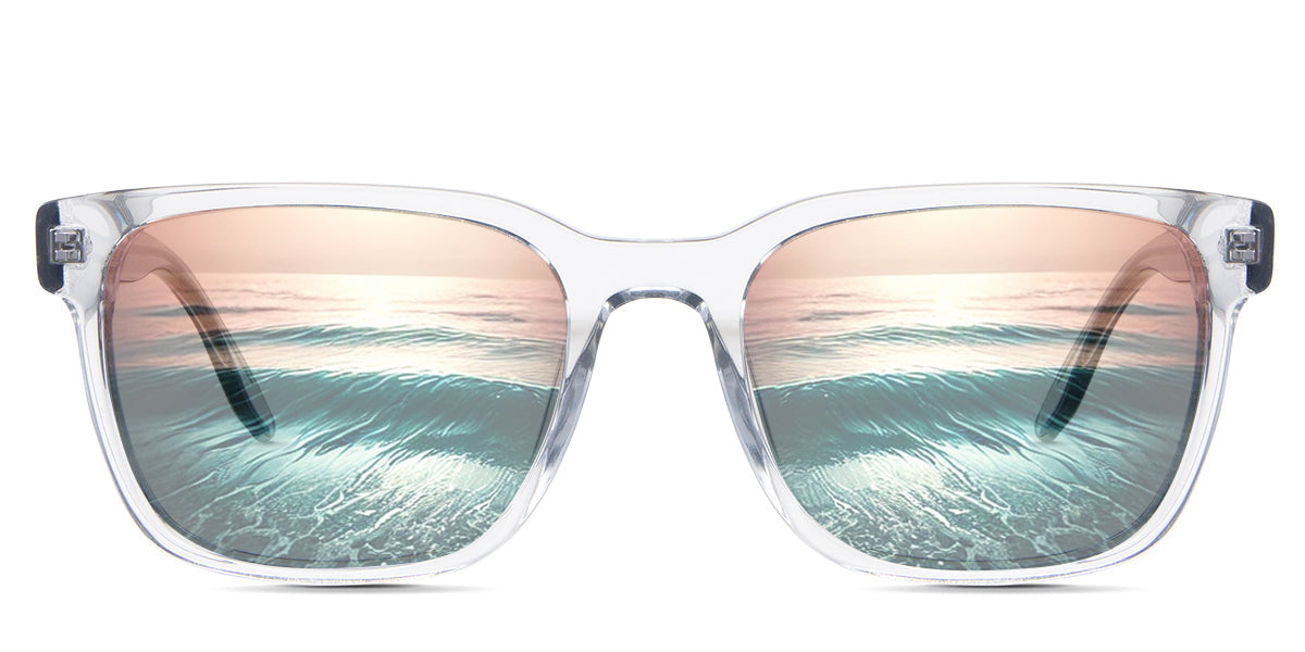 Wells Men's Prescription Tinted Glasses - UV Protection & Blue Light Blocking for Driving, Reading & Outdoor Activities