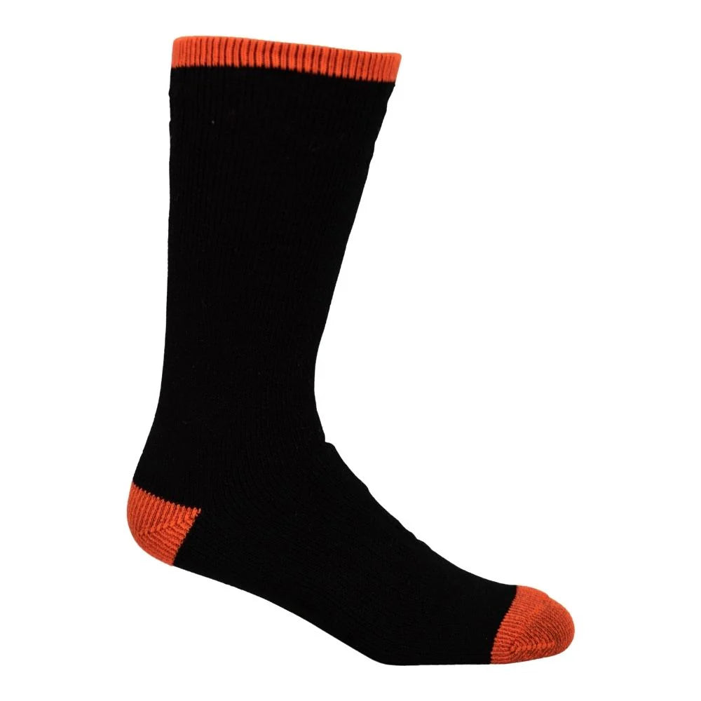 TERRA Men's Wool Blend Crew Socks 2-Pack - Soft Warm Winter Socks for Hiking, Outdoor & Everyday Wear